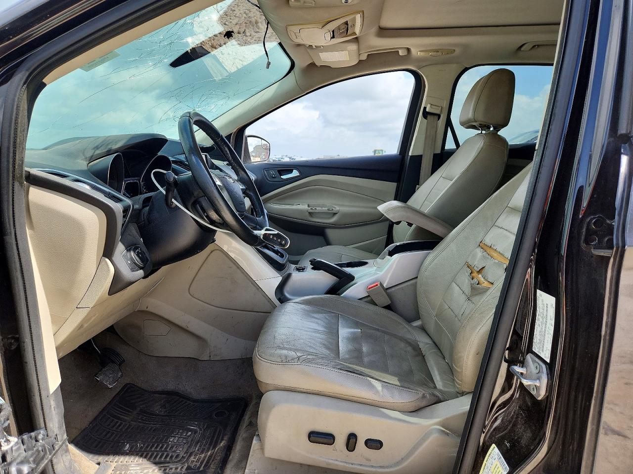 2013 Ford Escape Sel Черный vin: 1FMCU9H94DUA06760