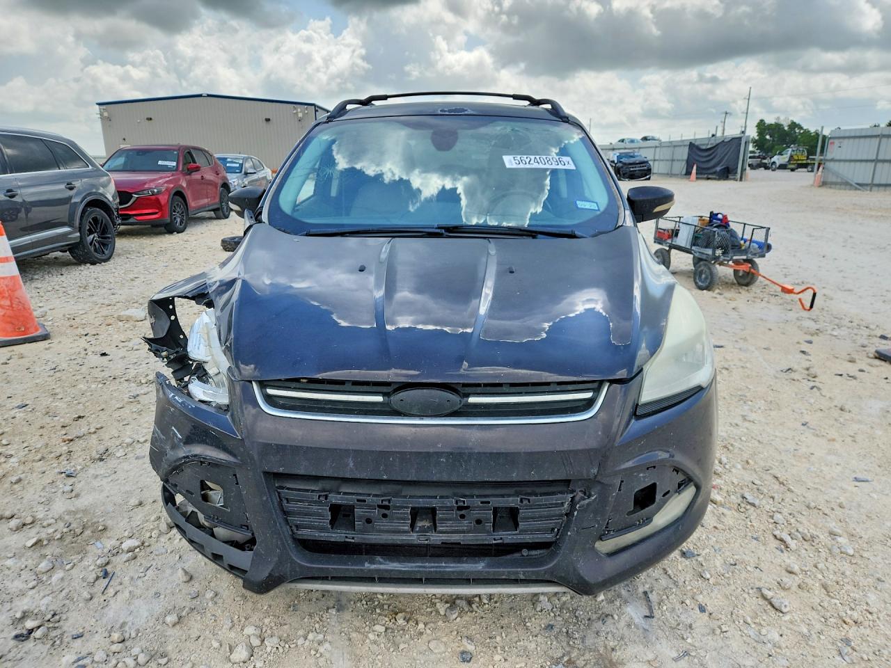 2013 Ford Escape Sel Черный vin: 1FMCU9H94DUA06760