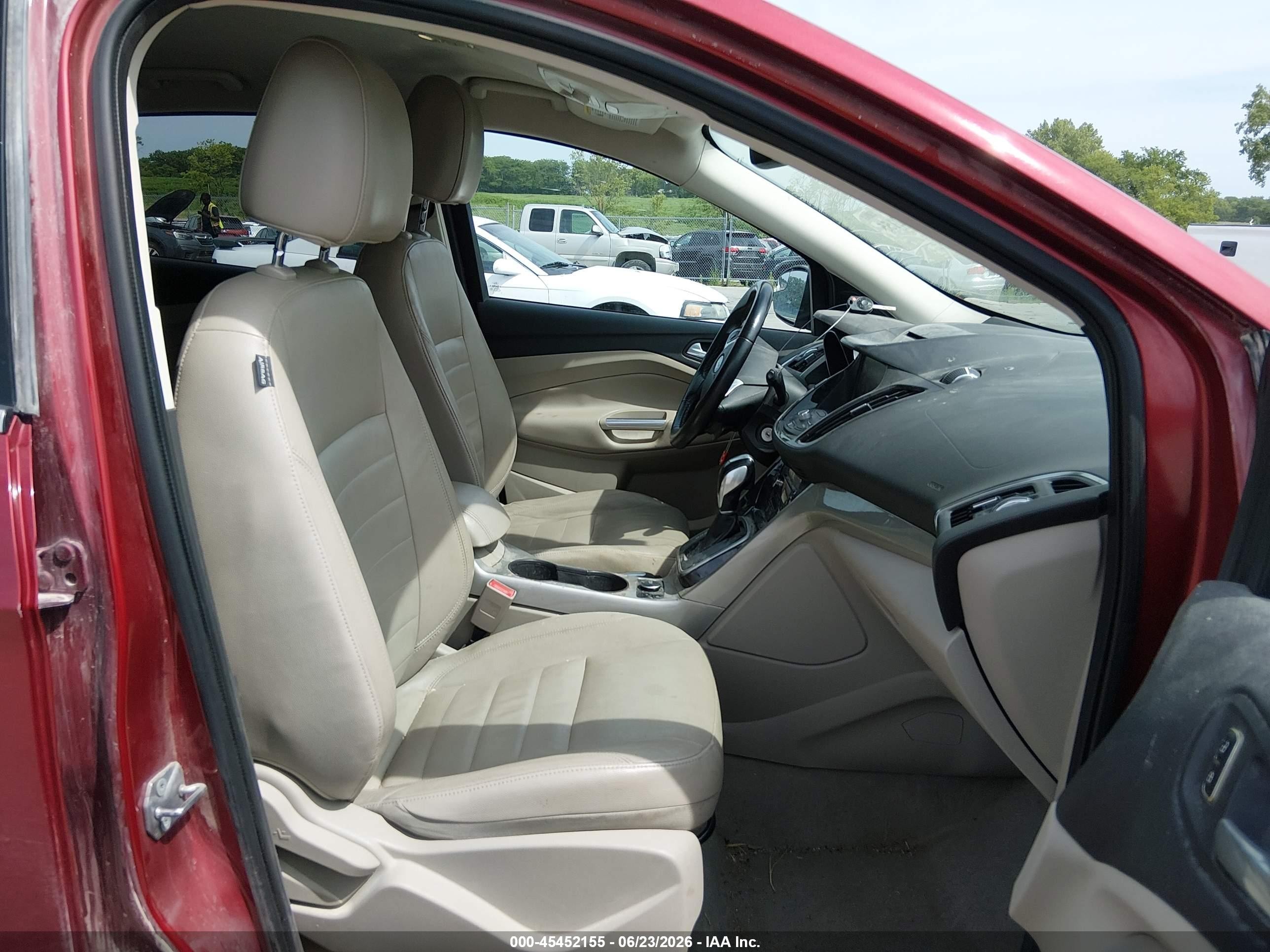 2013 Ford Escape Sel Red vin: 1FMCU9H94DUA10792