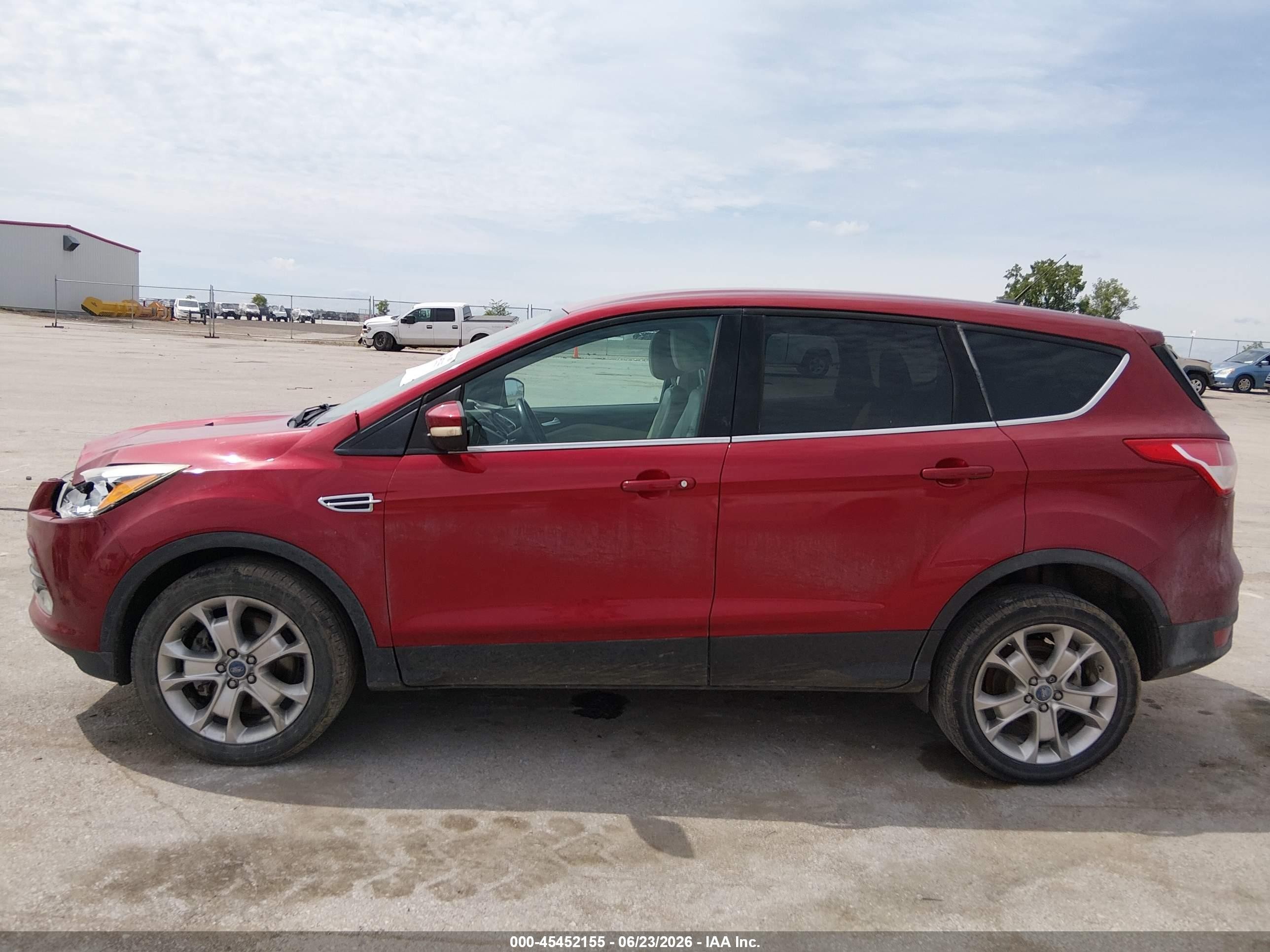 2013 Ford Escape Sel Red vin: 1FMCU9H94DUA10792