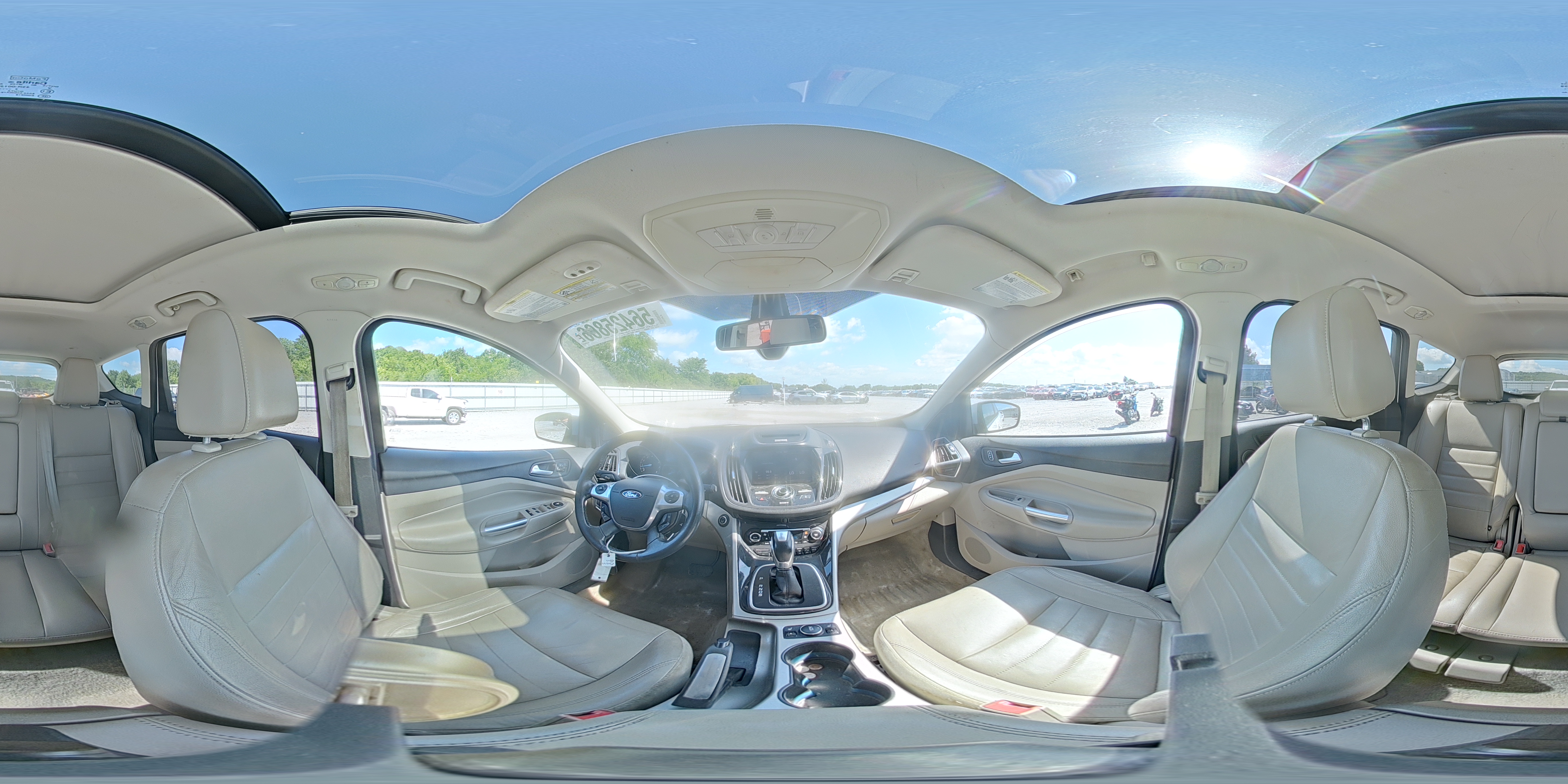 2013 Ford Escape Белый vin: 1FMCU9H94DUA83046