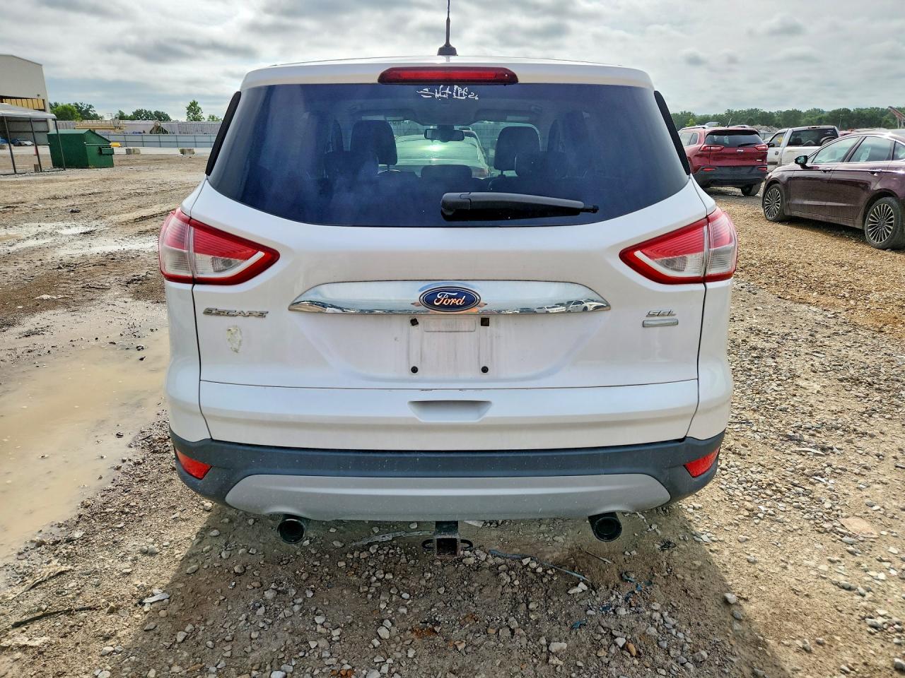 2013 Ford Escape Sel White vin: 1FMCU9H94DUB86113