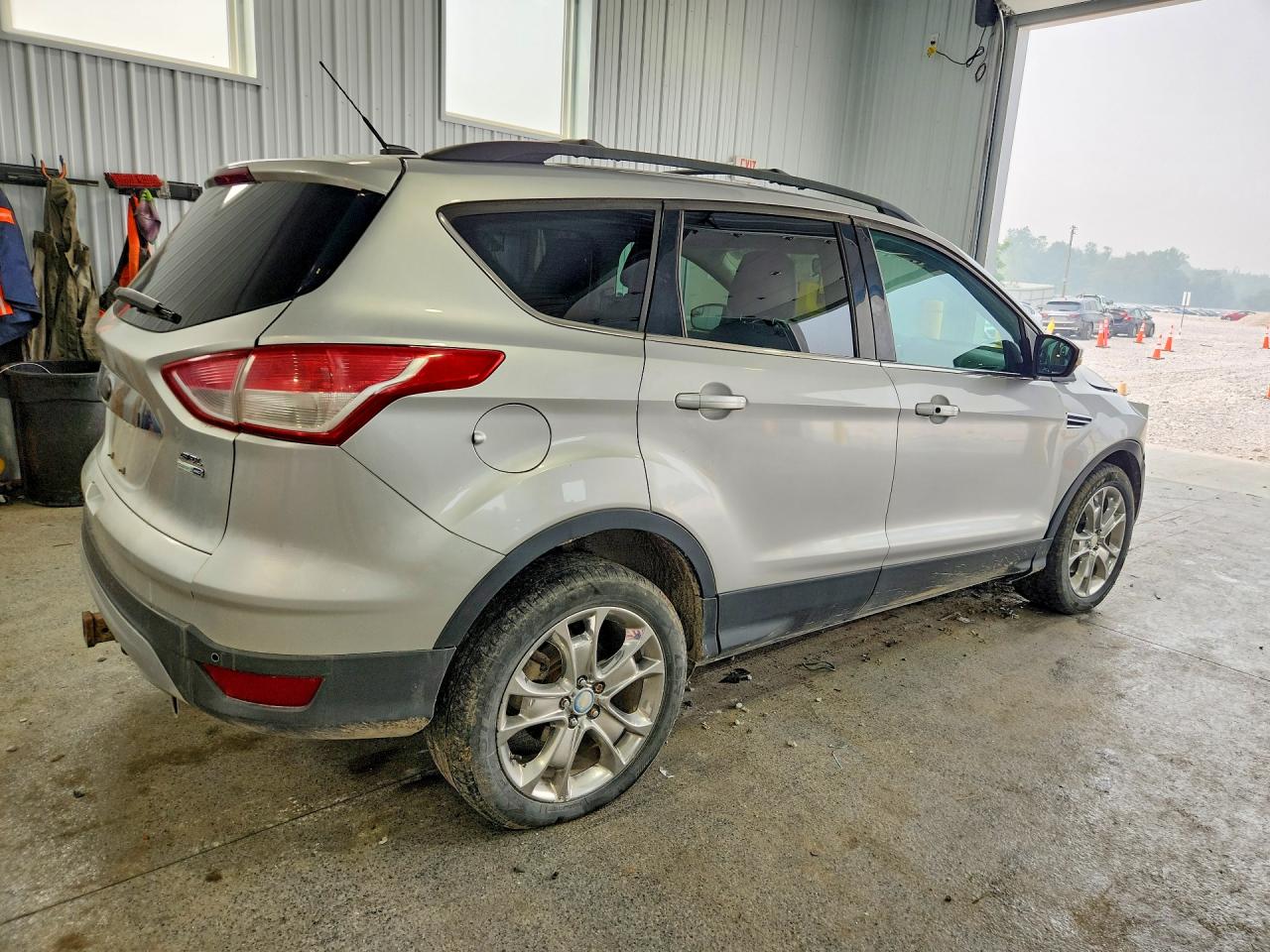 2013 Ford Escape Sel Silver vin: 1FMCU9H94DUC11432