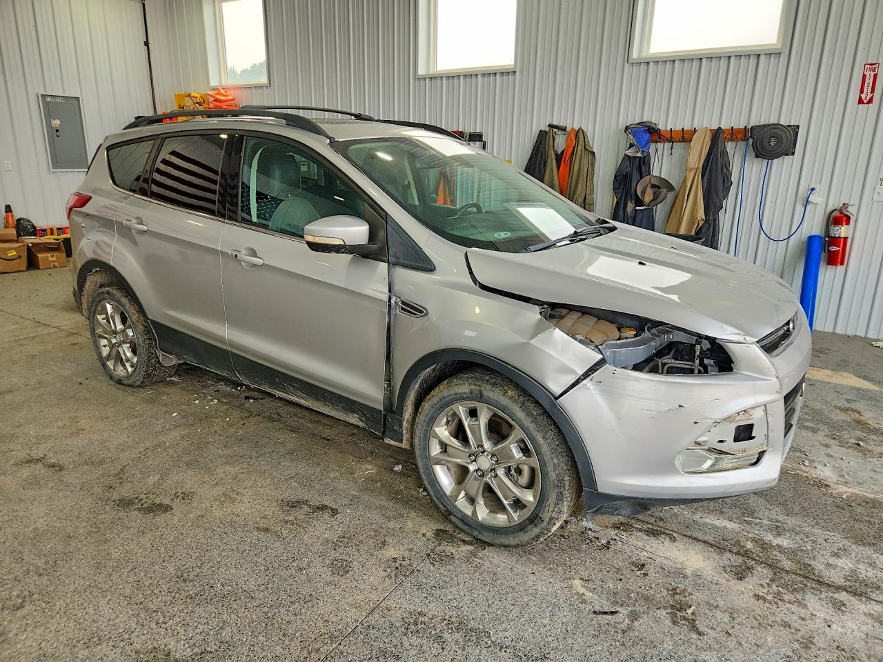 2013 Ford Escape Sel Silver vin: 1FMCU9H94DUC11432
