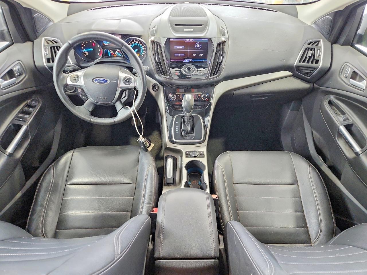 2013 Ford Escape Sel Silver vin: 1FMCU9H94DUC11432