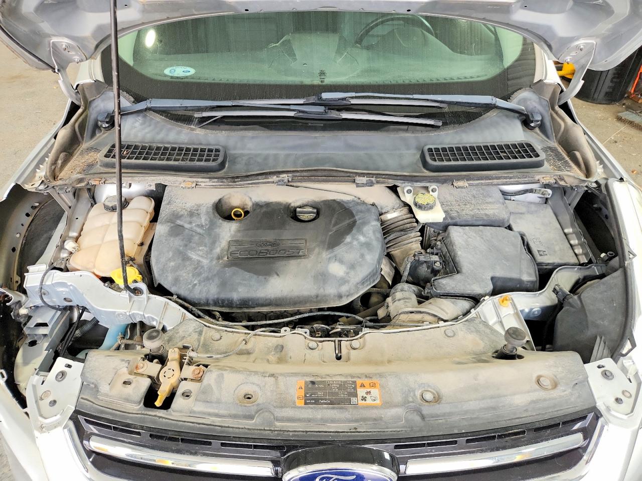 2013 Ford Escape Sel Silver vin: 1FMCU9H94DUC11432