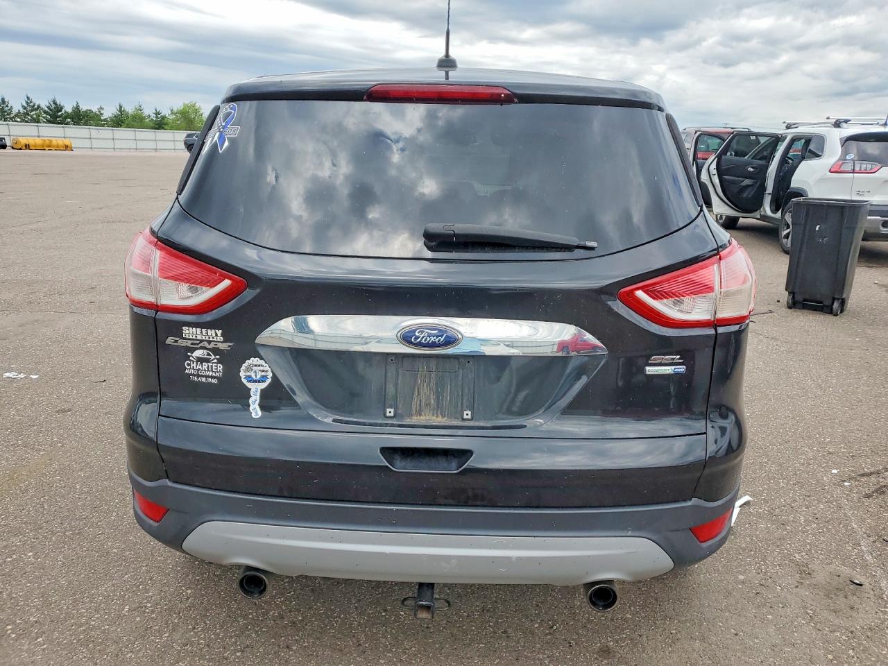 2013 Ford Escape Sel Black vin: 1FMCU9H94DUC36637