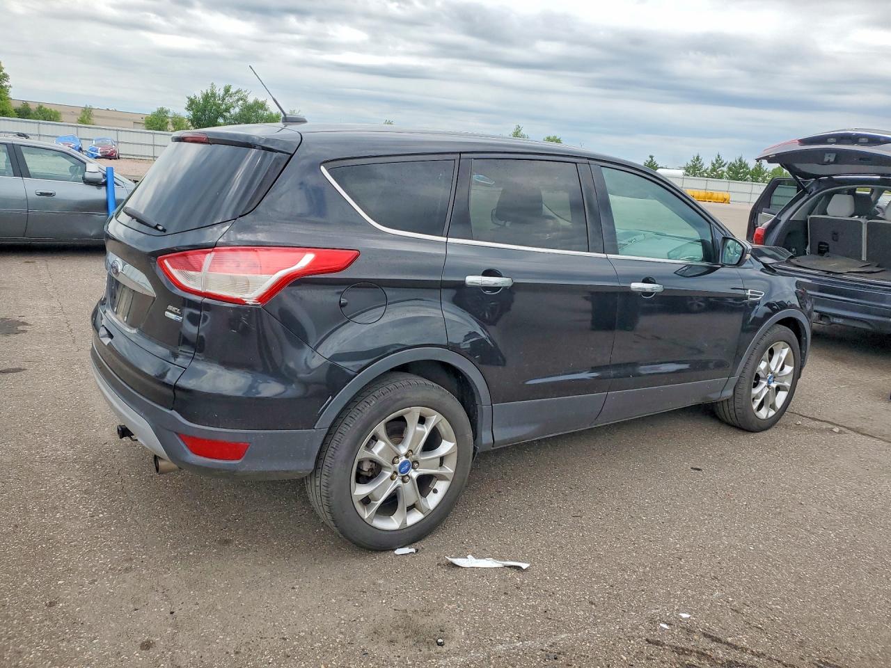 2013 Ford Escape Sel Black vin: 1FMCU9H94DUC36637