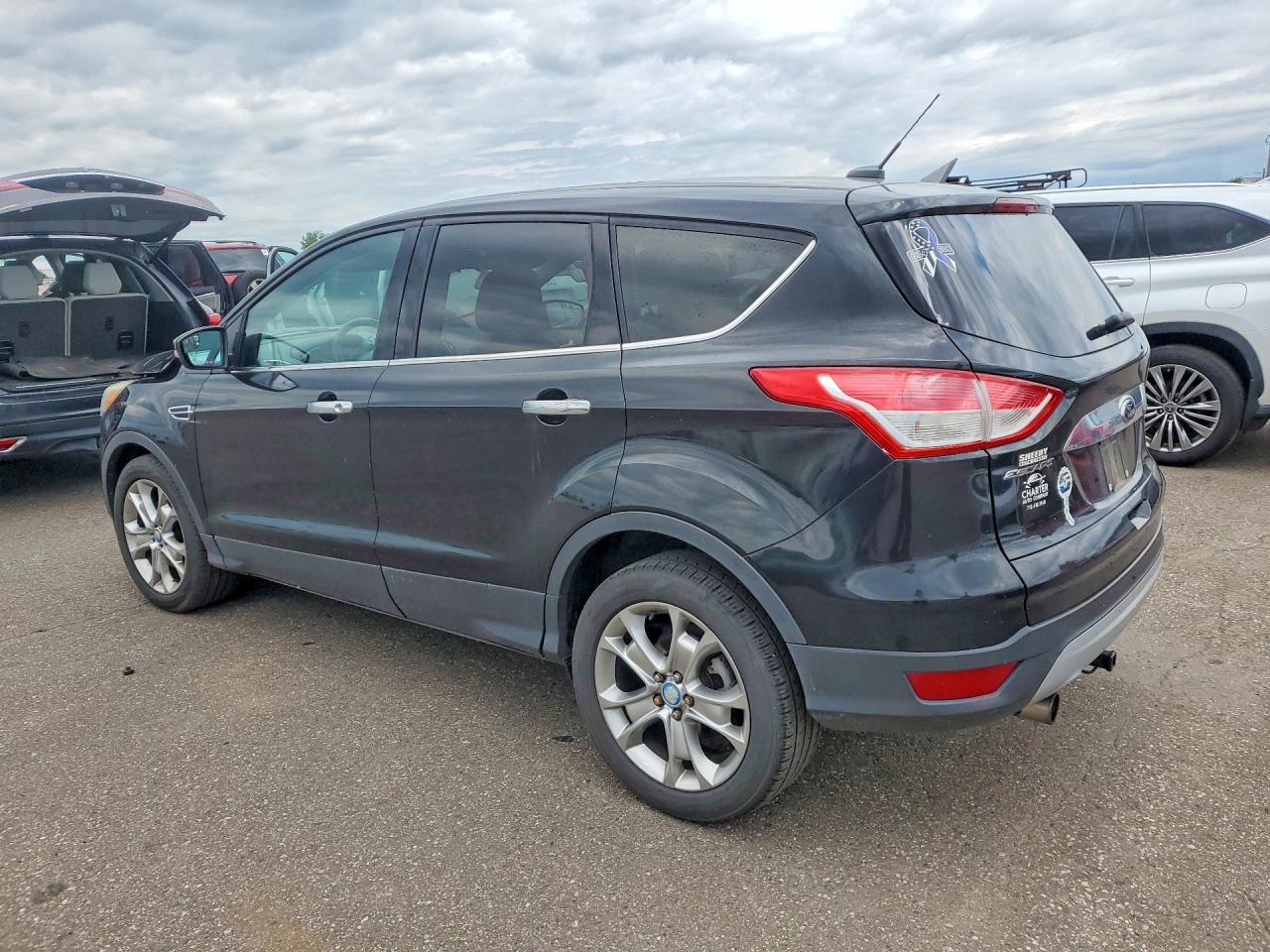 2013 Ford Escape Sel Black vin: 1FMCU9H94DUC36637