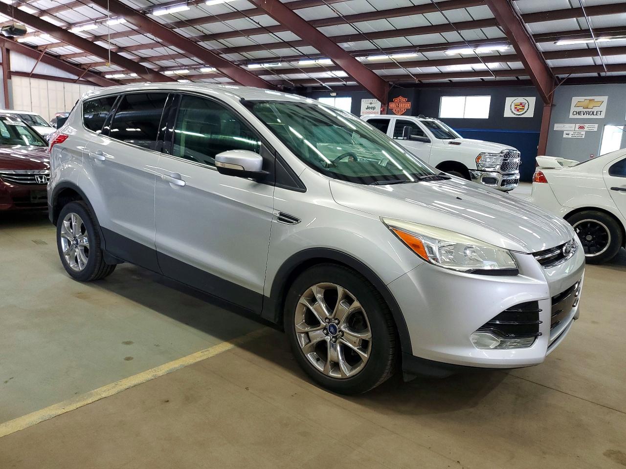 2013 Ford Escape Sel Silver vin: 1FMCU9H94DUC75745