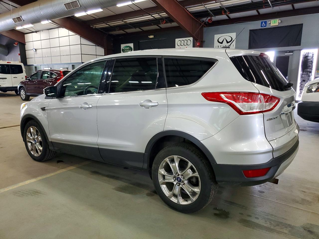 2013 Ford Escape Sel Silver vin: 1FMCU9H94DUC75745