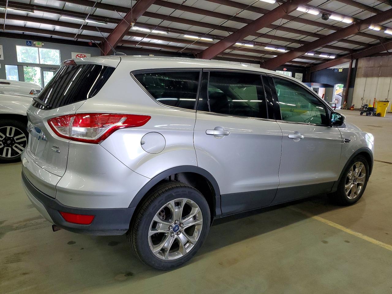 2013 Ford Escape Sel Silver vin: 1FMCU9H94DUC75745