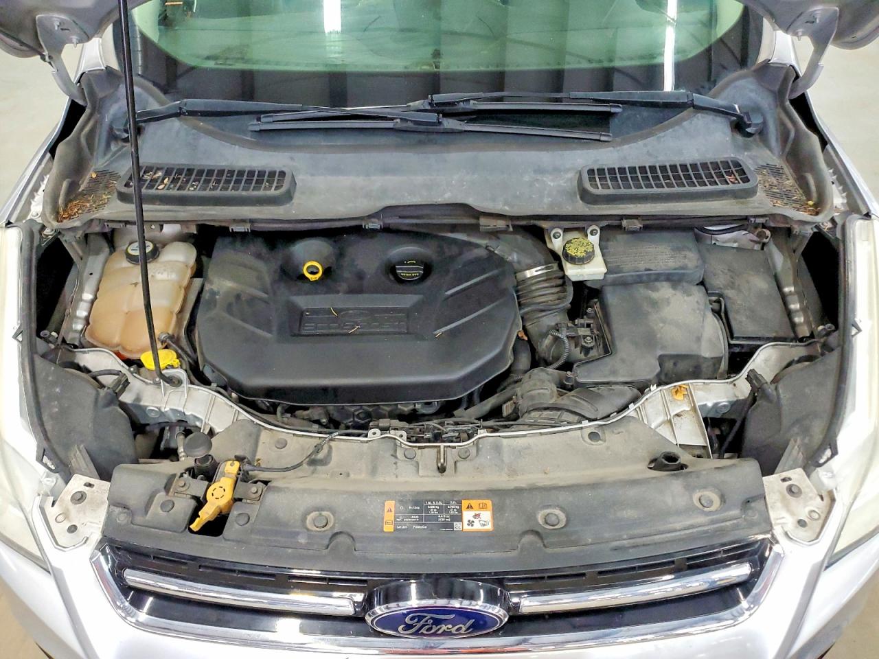 2013 Ford Escape Sel Silver vin: 1FMCU9H94DUC75745
