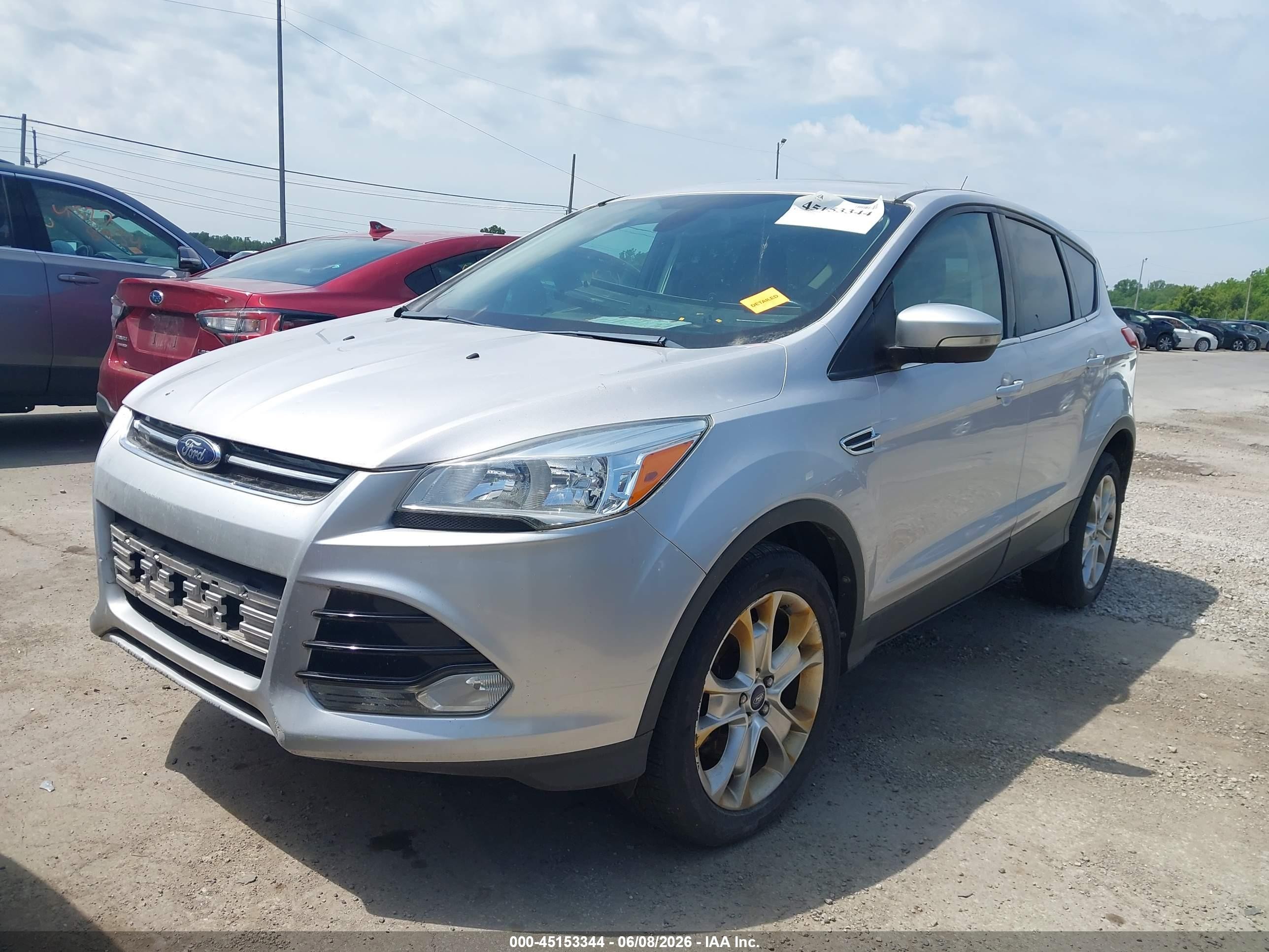 2013 Ford Escape Sel Silver vin: 1FMCU9H94DUD40738