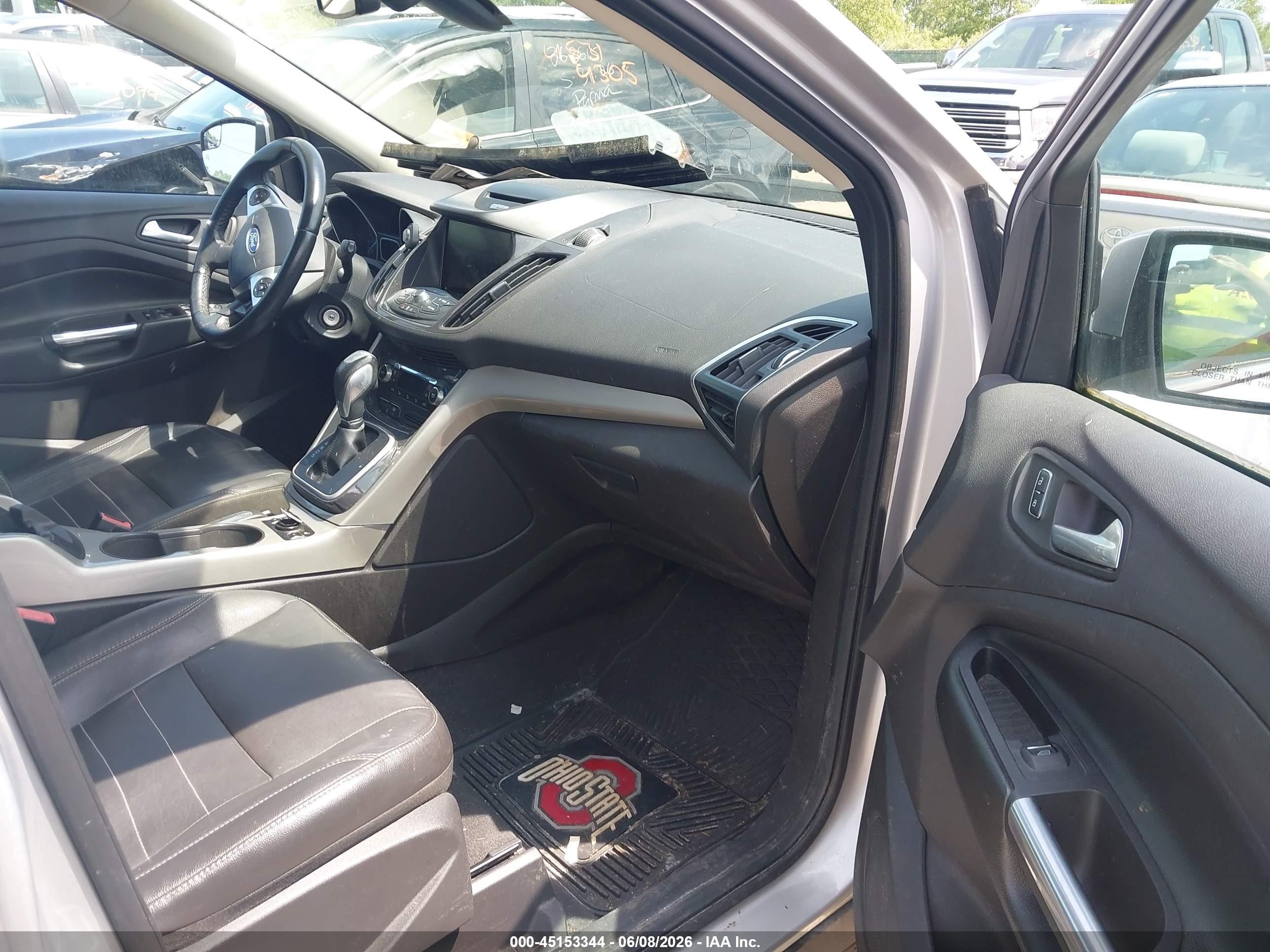 2013 Ford Escape Sel Silver vin: 1FMCU9H94DUD40738