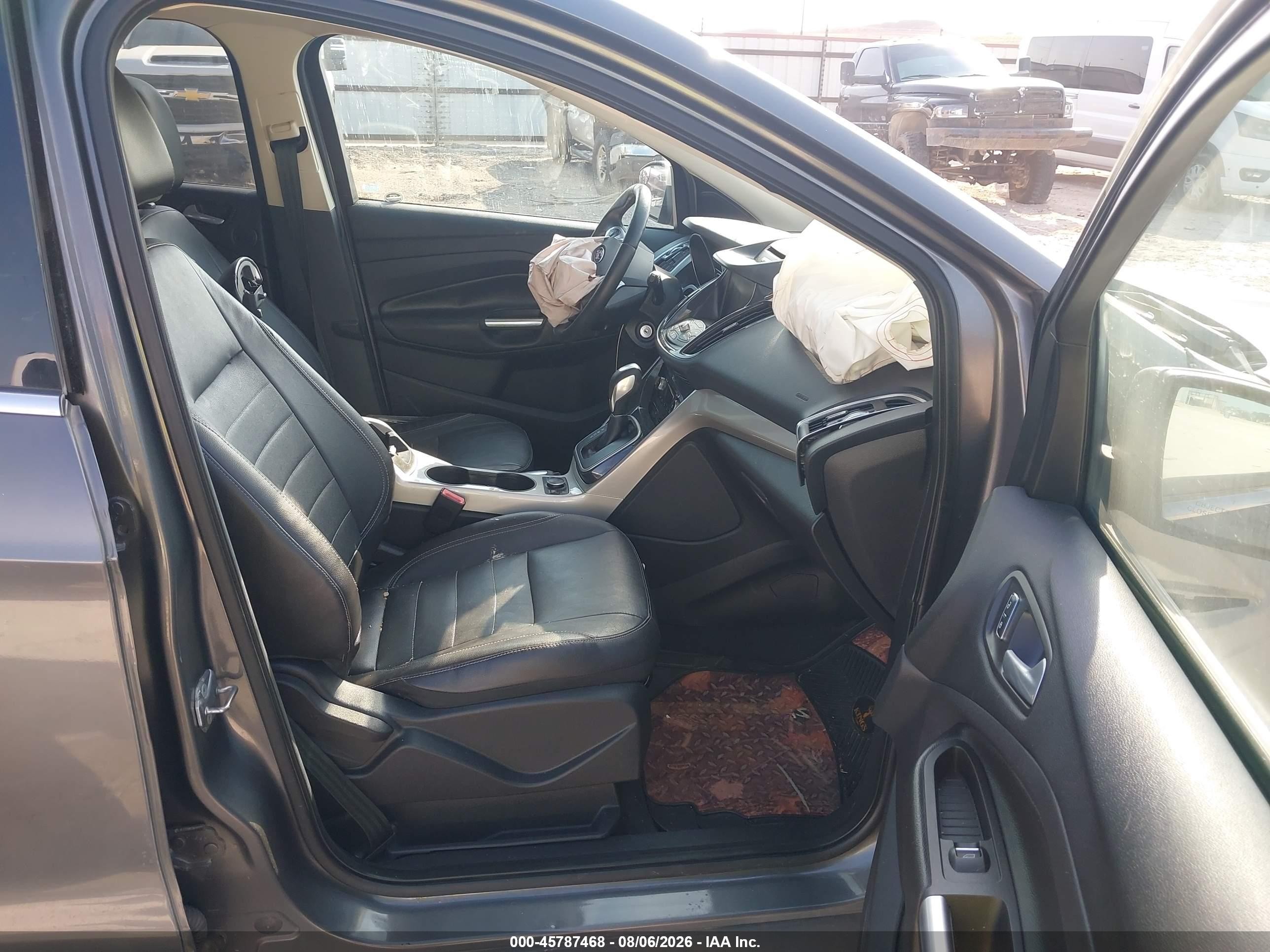 2013 Ford Escape Sel Gray vin: 1FMCU9H94DUD58057