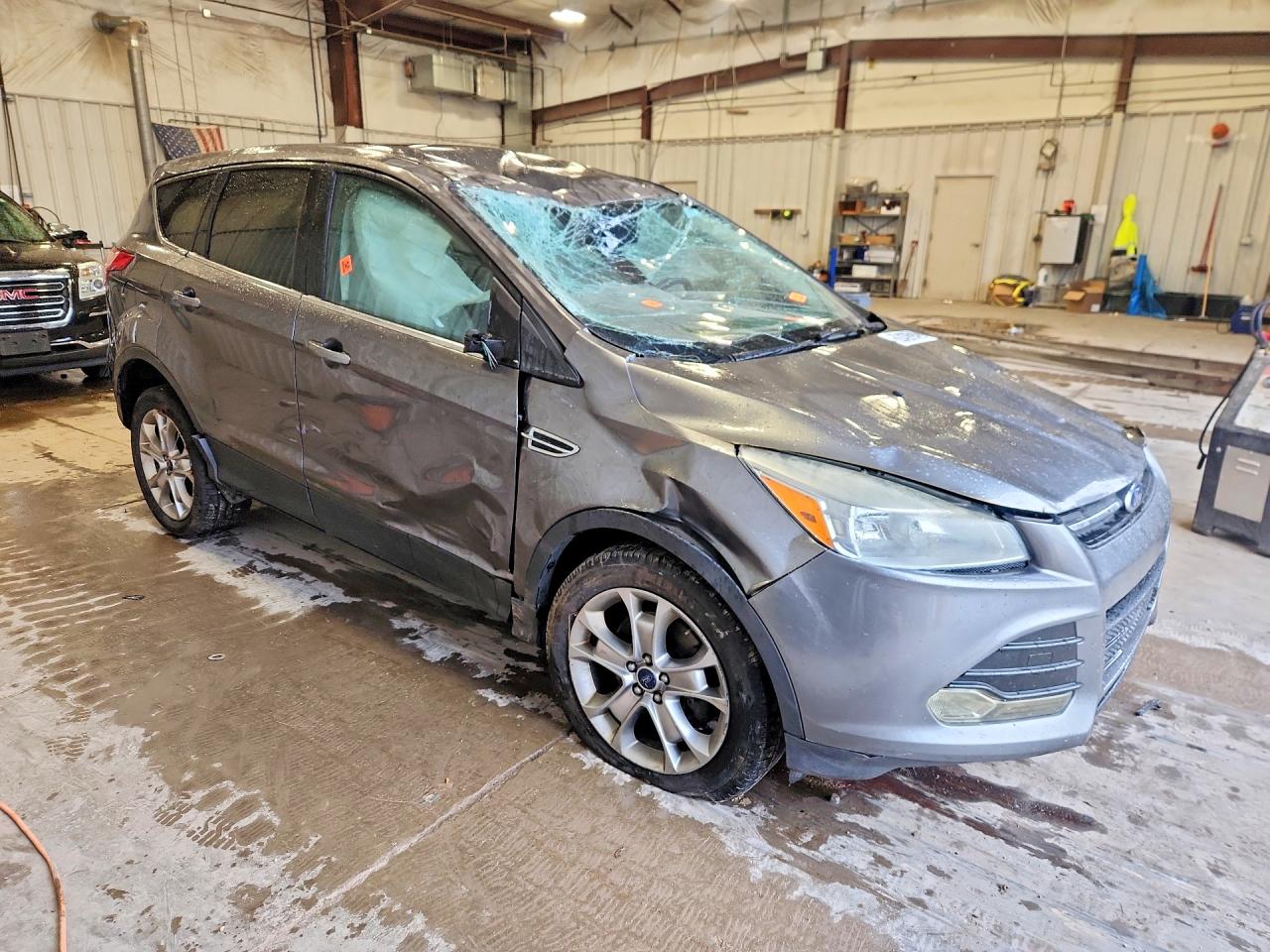 2013 Ford Escape Sel Серый vin: 1FMCU9H94DUD72945