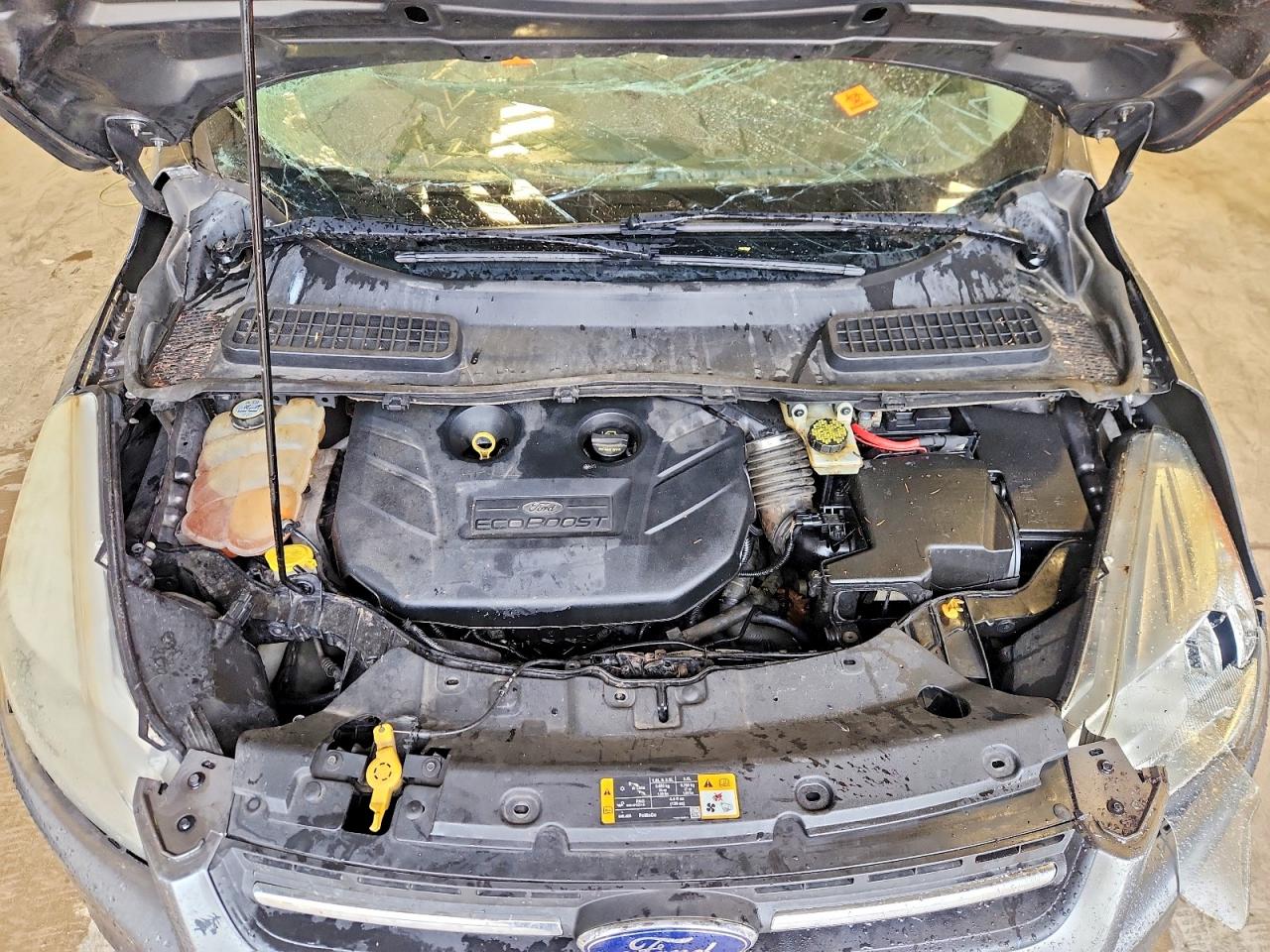 2013 Ford Escape Sel Серый vin: 1FMCU9H94DUD72945