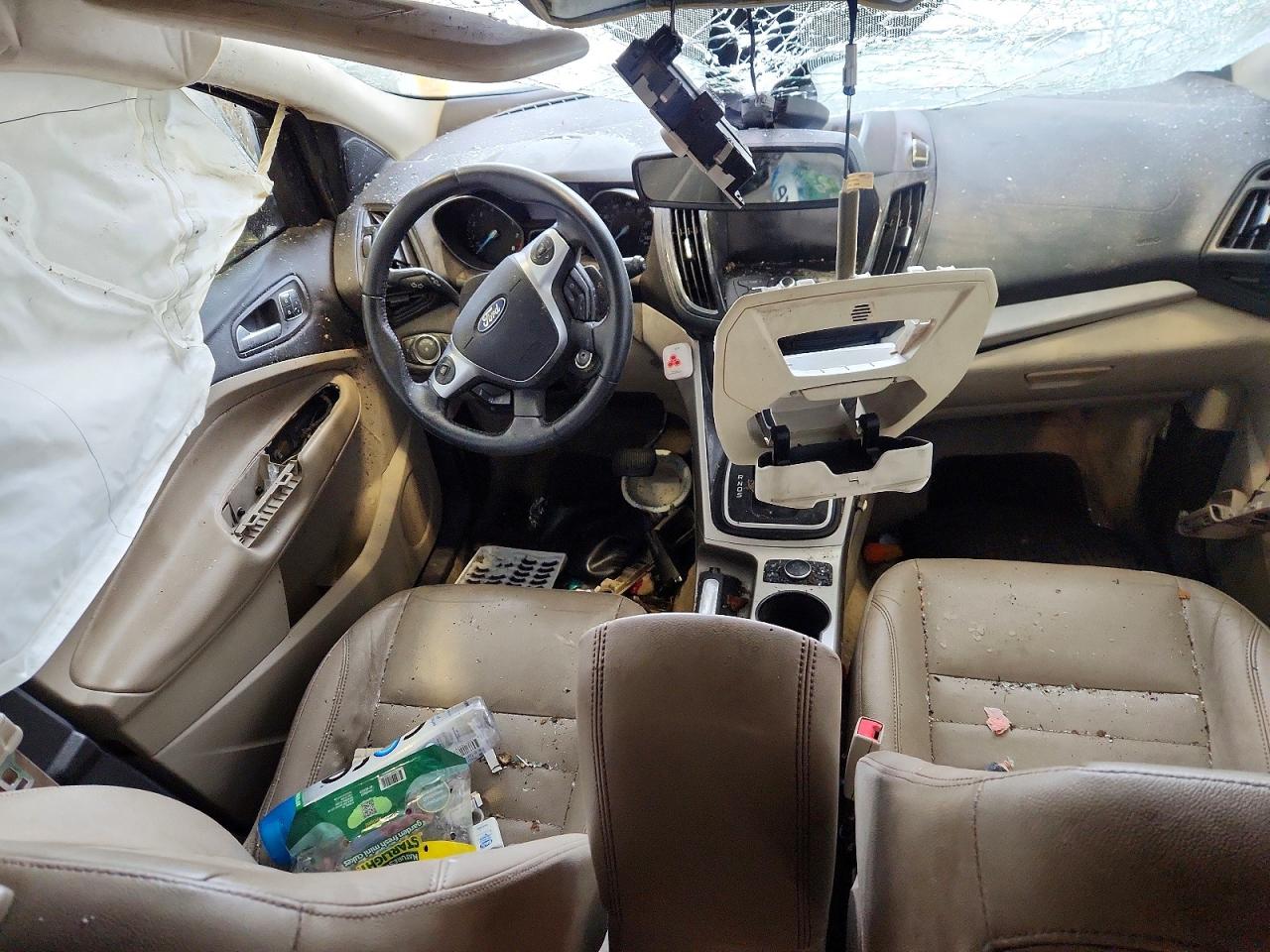 2013 Ford Escape Sel Серый vin: 1FMCU9H94DUD72945