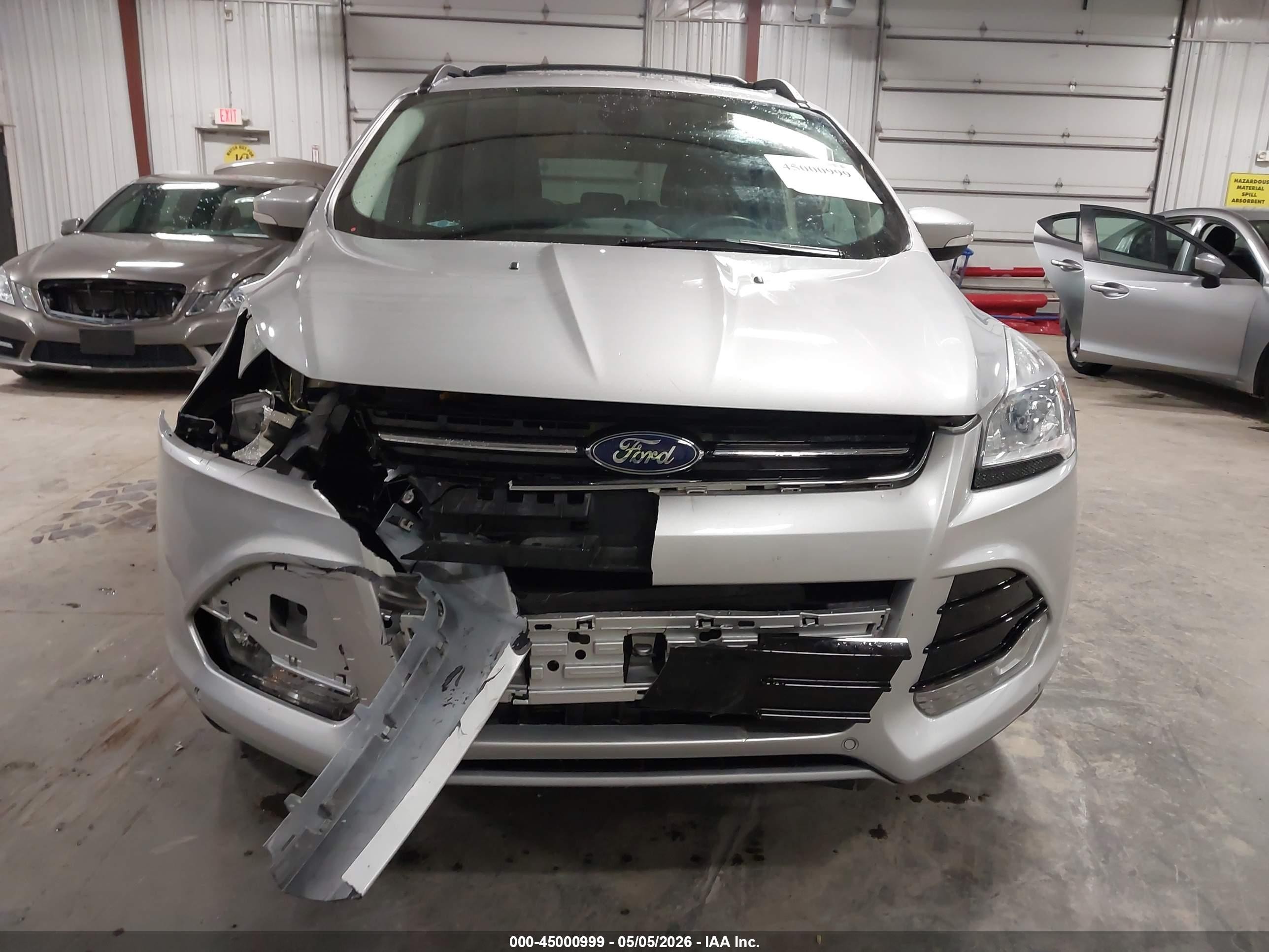 2013 Ford Escape Sel Silver vin: 1FMCU9H94DUD91334
