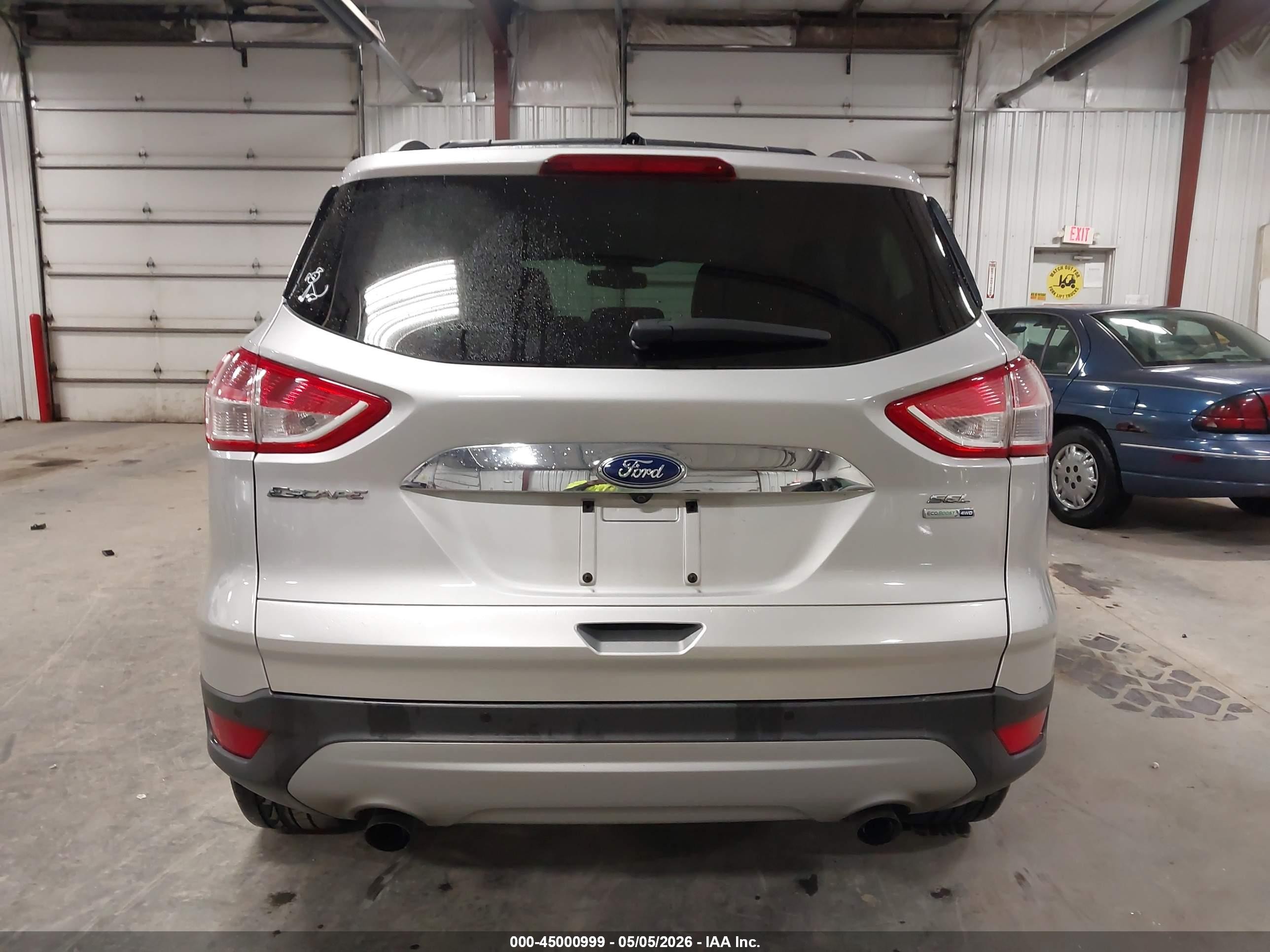 2013 Ford Escape Sel Silver vin: 1FMCU9H94DUD91334