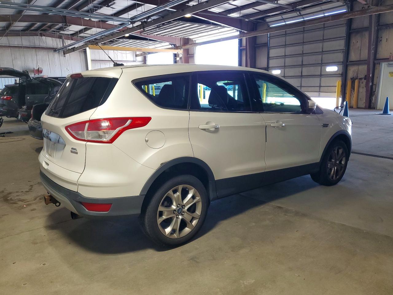 2013 Ford Escape Sel White vin: 1FMCU9H95DUA61332