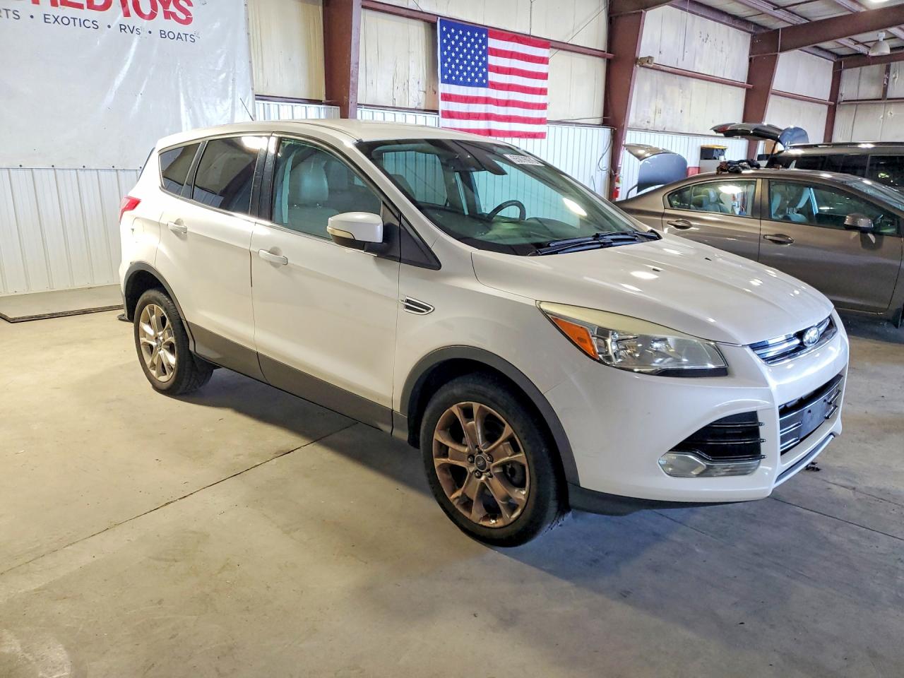 2013 Ford Escape Sel White vin: 1FMCU9H95DUA61332