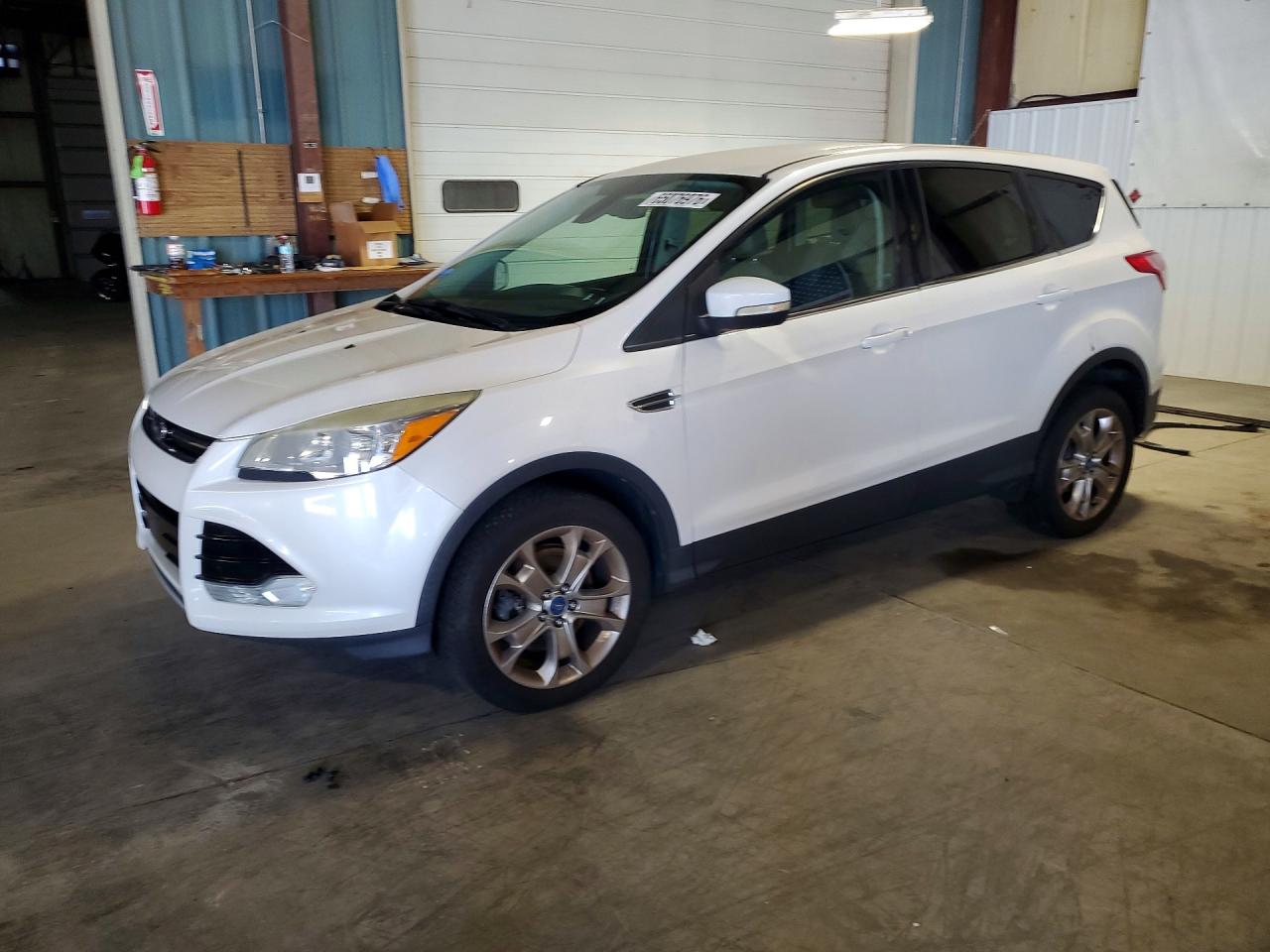 2013 Ford Escape Sel White vin: 1FMCU9H95DUA61332
