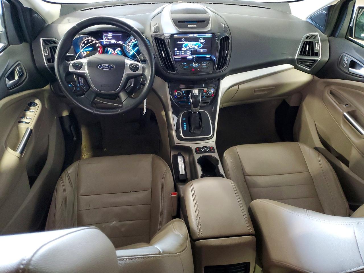2013 Ford Escape Sel White vin: 1FMCU9H95DUA61332