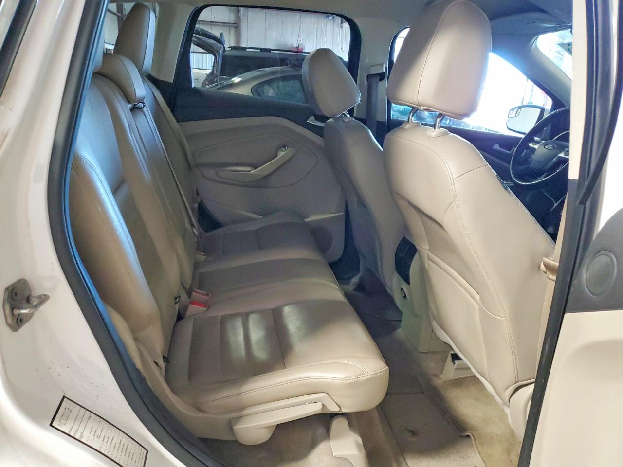 2013 Ford Escape Sel White vin: 1FMCU9H95DUA61332