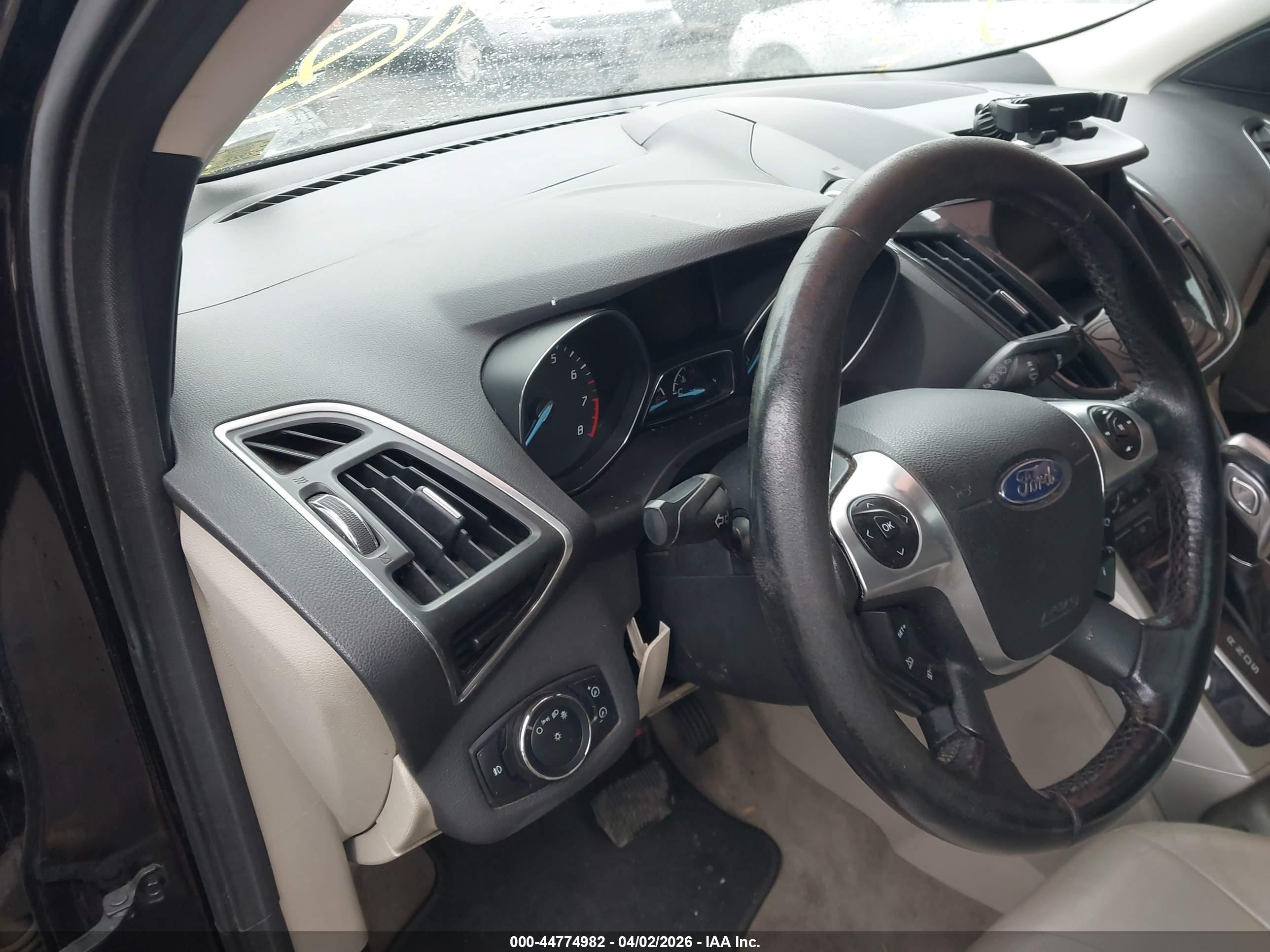 2013 Ford Escape Sel Черный vin: 1FMCU9H95DUC66522