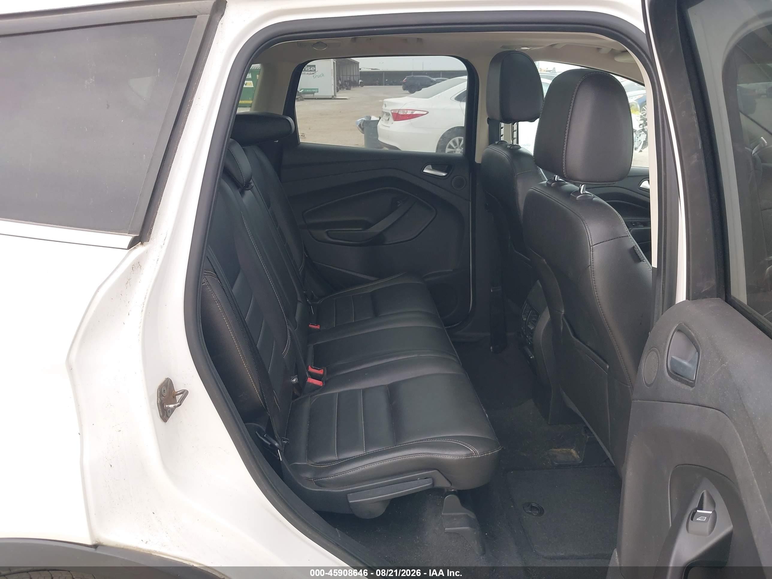 2013 Ford Escape Sel Белый vin: 1FMCU9H95DUD14276