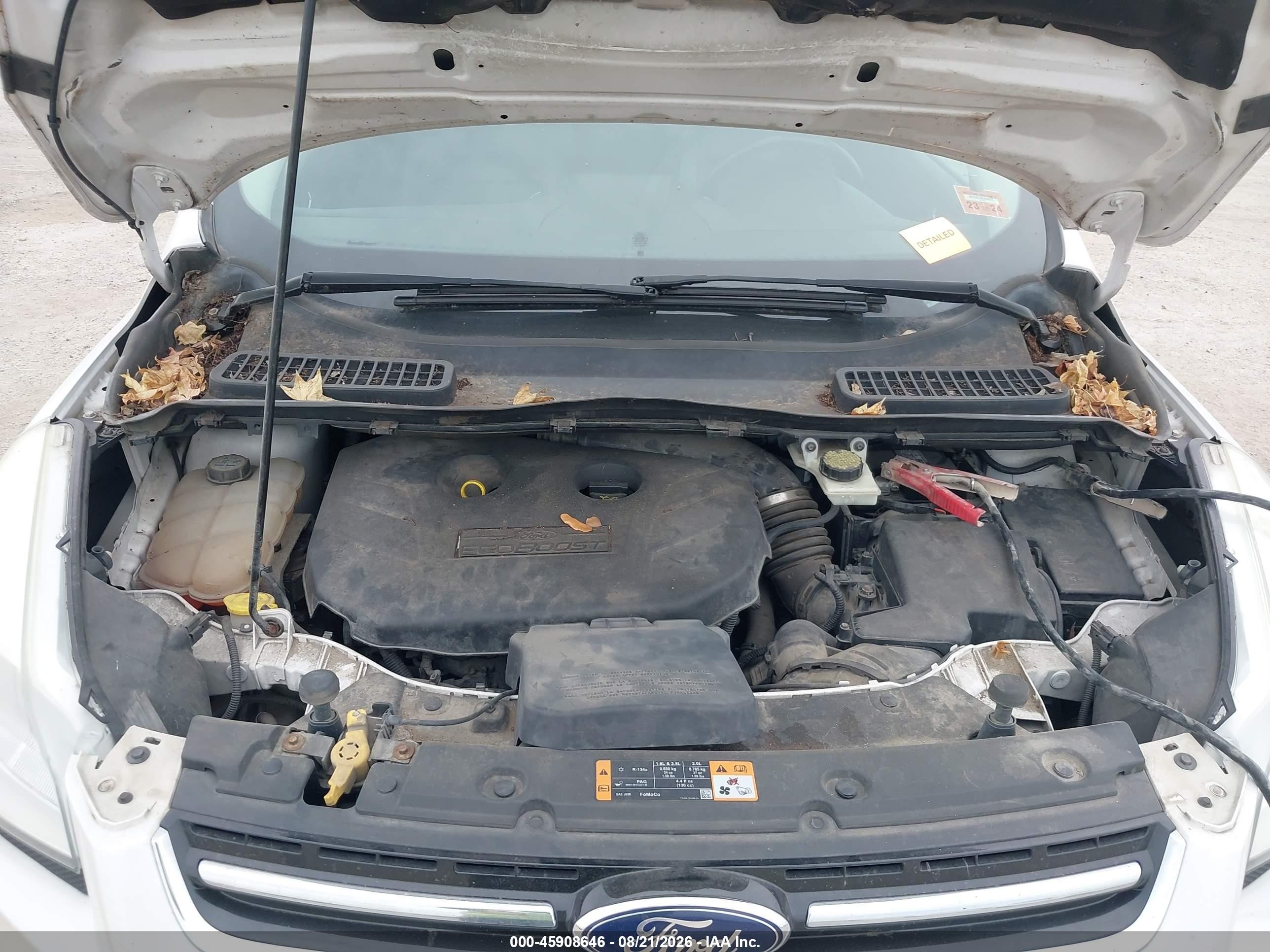 2013 Ford Escape Sel Белый vin: 1FMCU9H95DUD14276