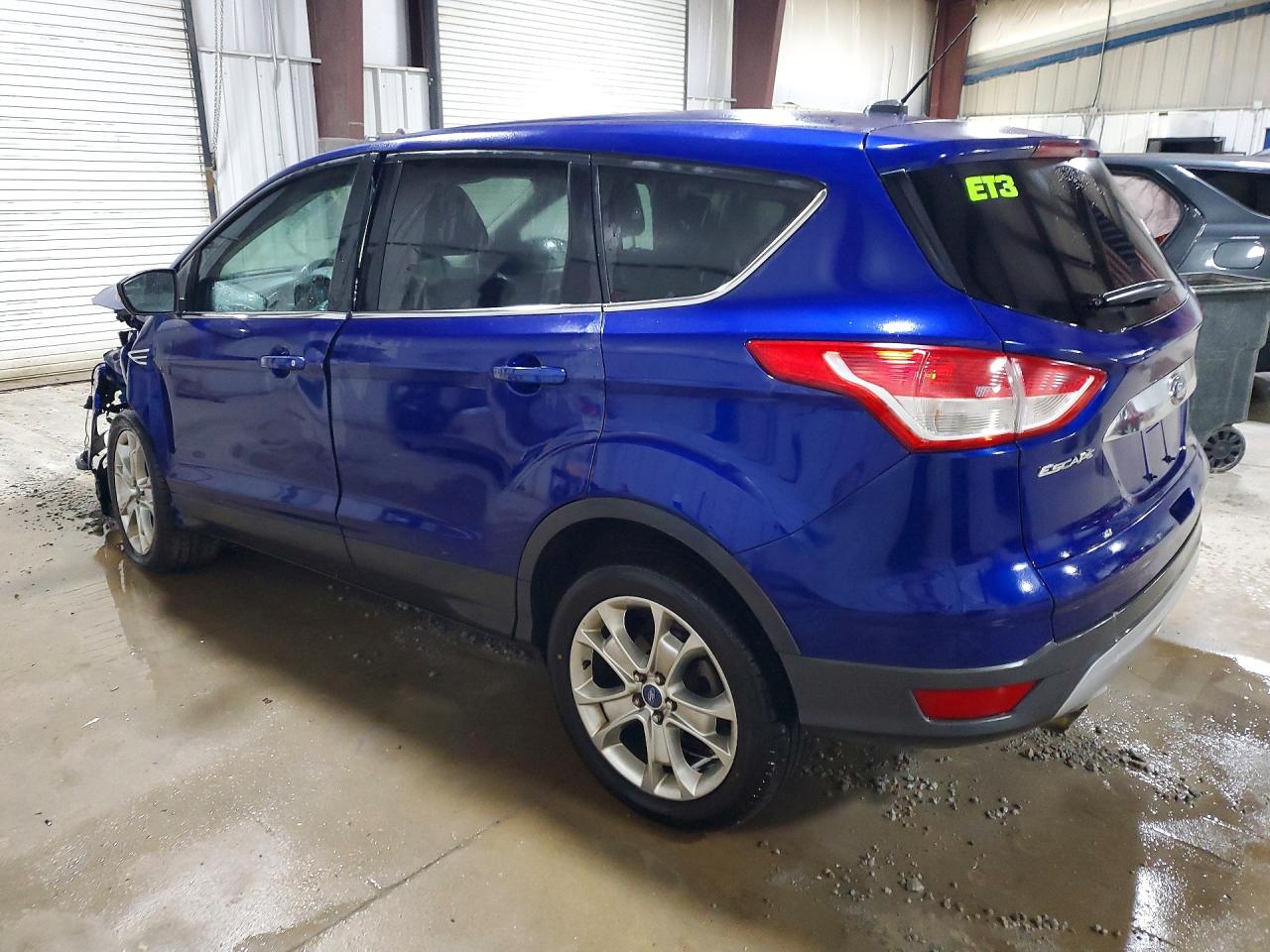 2013 Ford Escape Sel Blue vin: 1FMCU9H95DUD40442