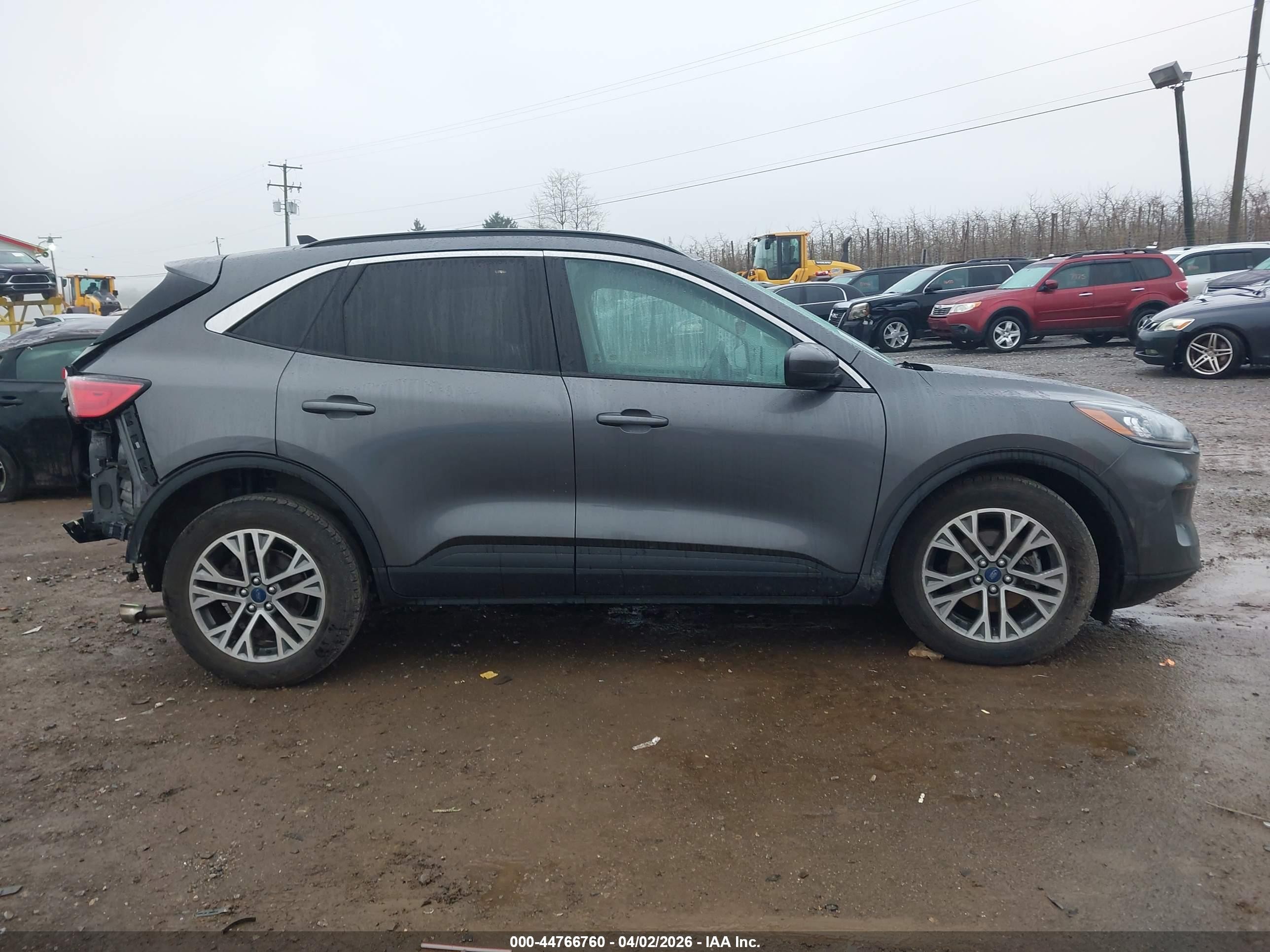 2022 Ford Escape Sel Серебряный vin: 1FMCU9H95NUB38475