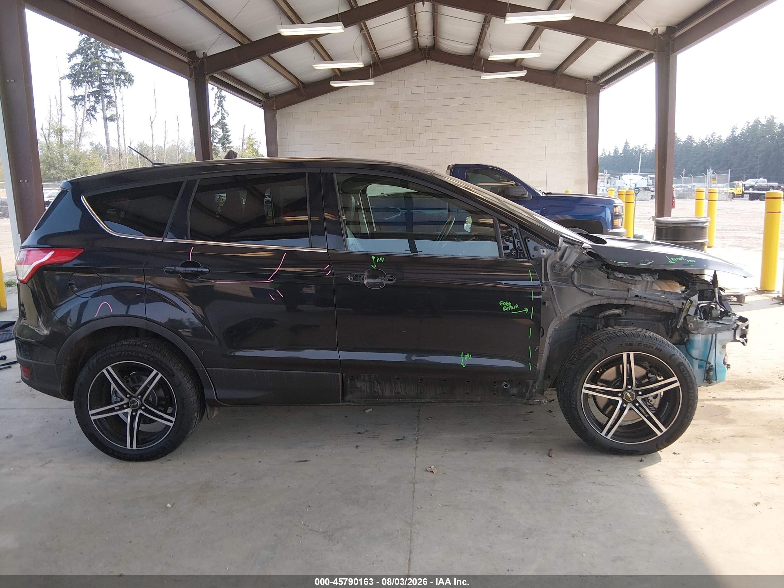 2013 Ford Escape Sel Черный vin: 1FMCU9H96DUA30879