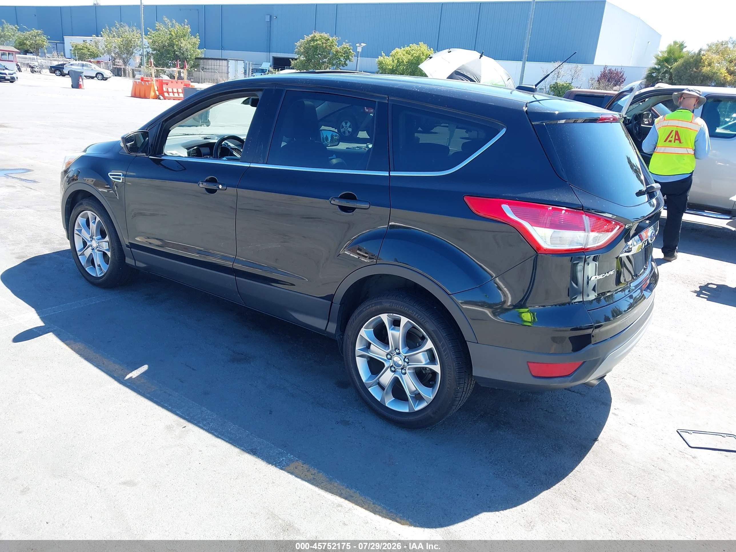 2013 Ford Escape Sel Black vin: 1FMCU9H96DUA79046