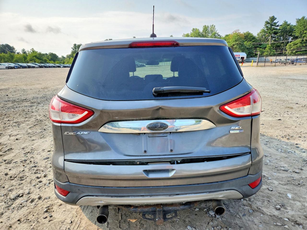 2013 Ford Escape Sel Gray vin: 1FMCU9H96DUC90294