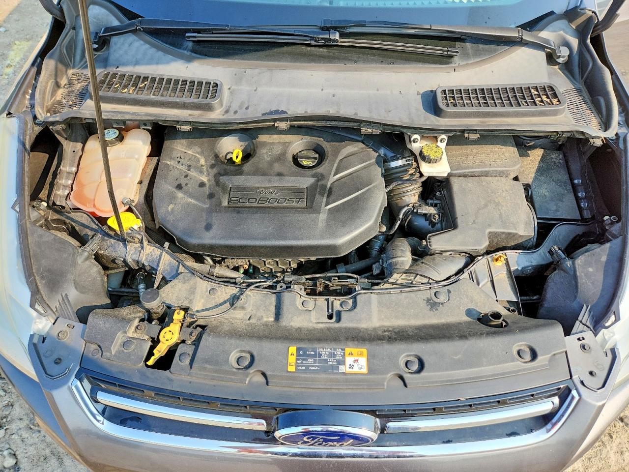 2013 Ford Escape Sel Gray vin: 1FMCU9H96DUC90294