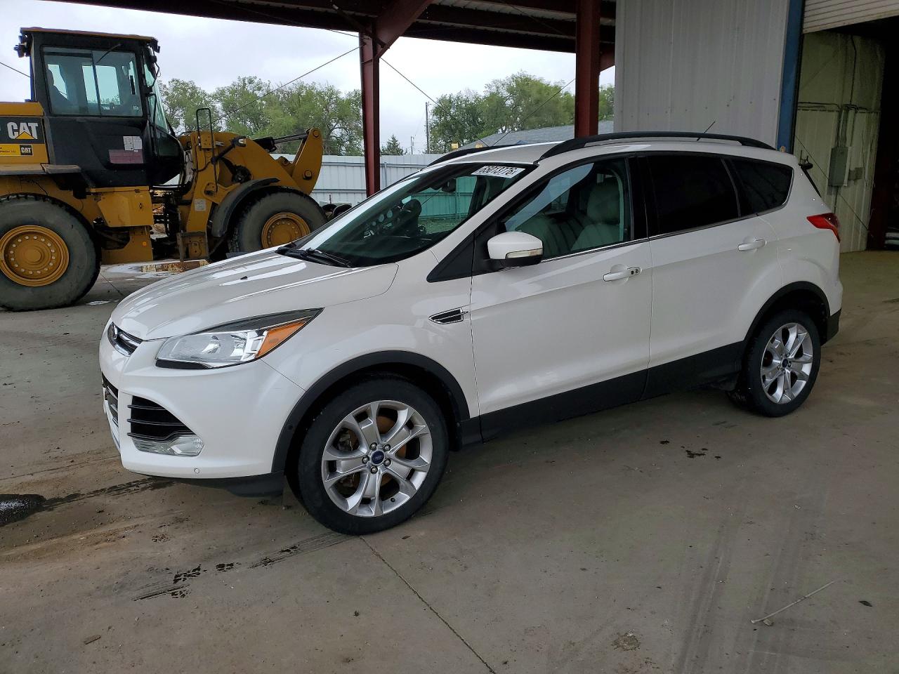 2013 Ford Escape Sel White vin: 1FMCU9H96DUD39896