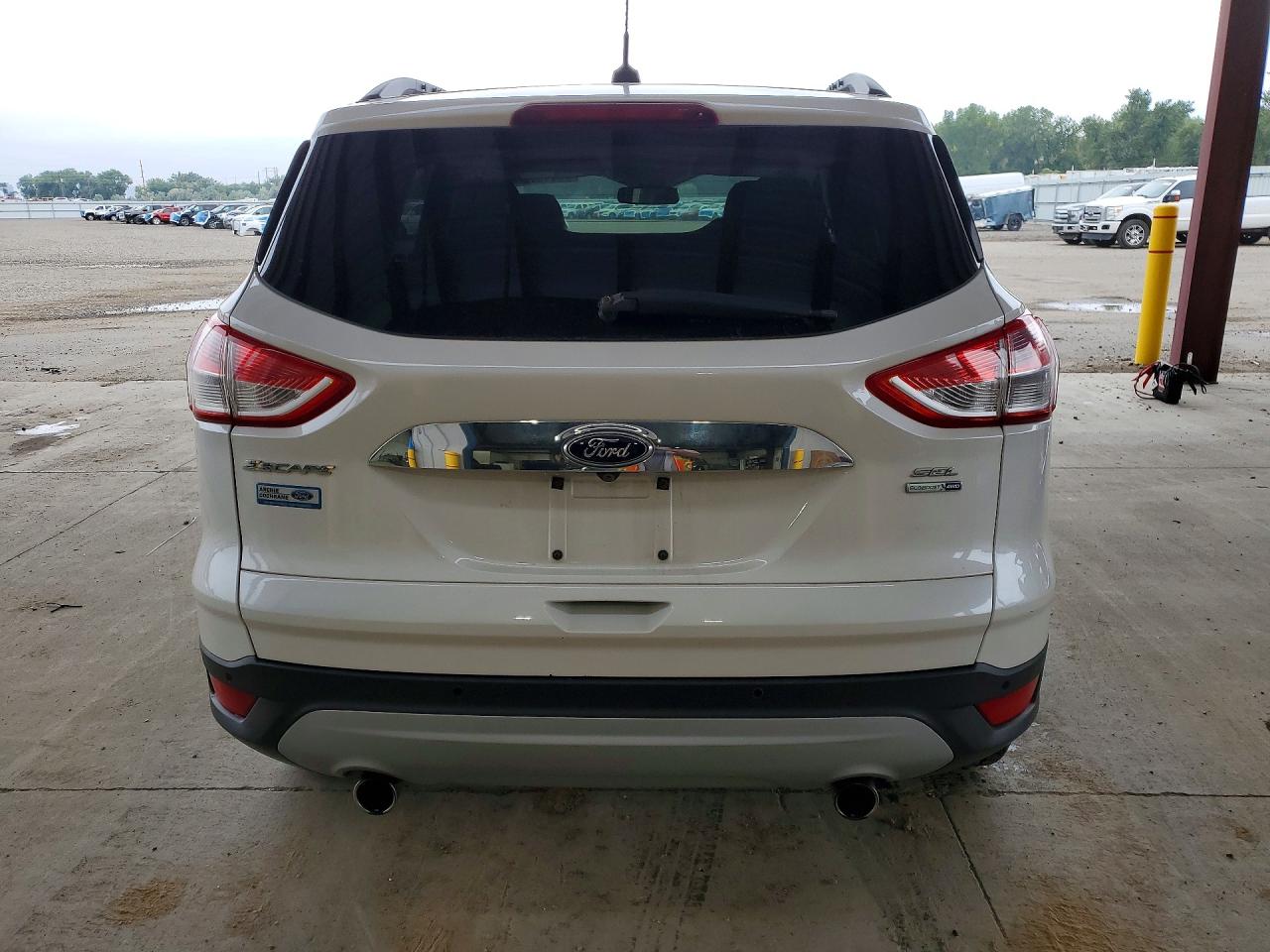 2013 Ford Escape Sel White vin: 1FMCU9H96DUD39896