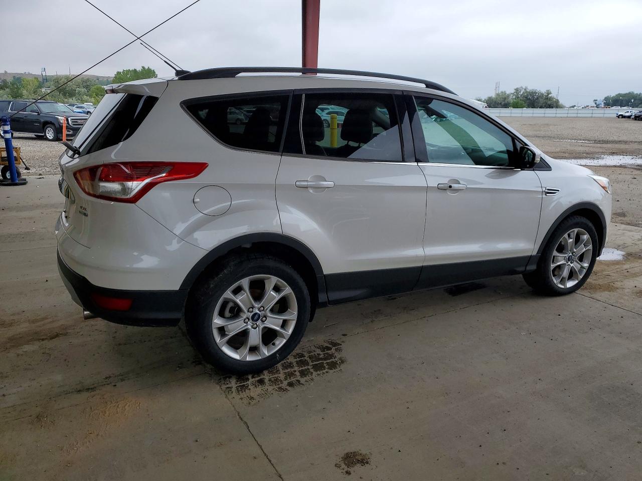 2013 Ford Escape Sel White vin: 1FMCU9H96DUD39896