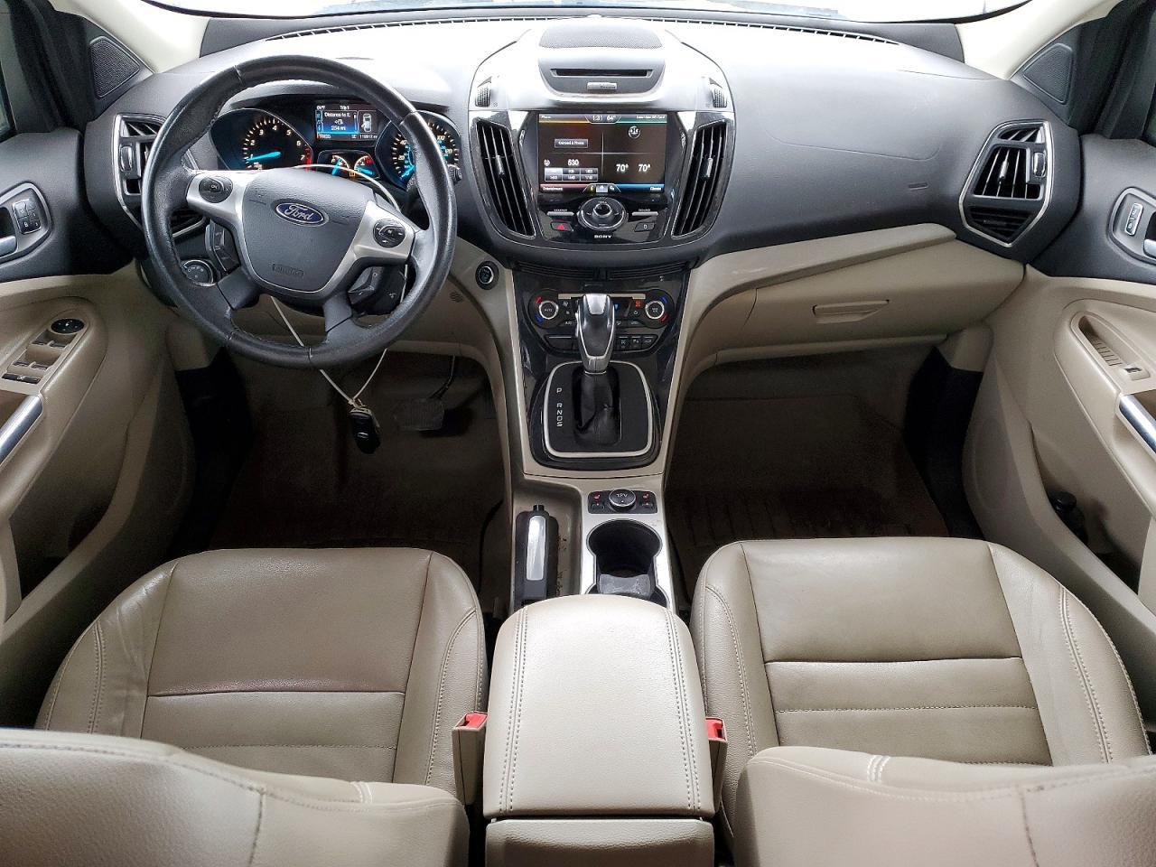 2013 Ford Escape Sel White vin: 1FMCU9H96DUD39896