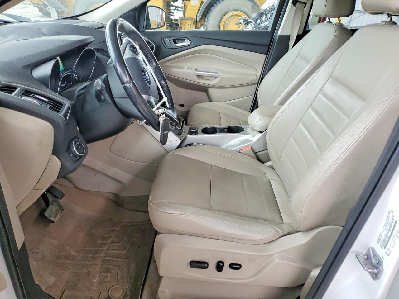 2013 Ford Escape Sel White vin: 1FMCU9H96DUD39896