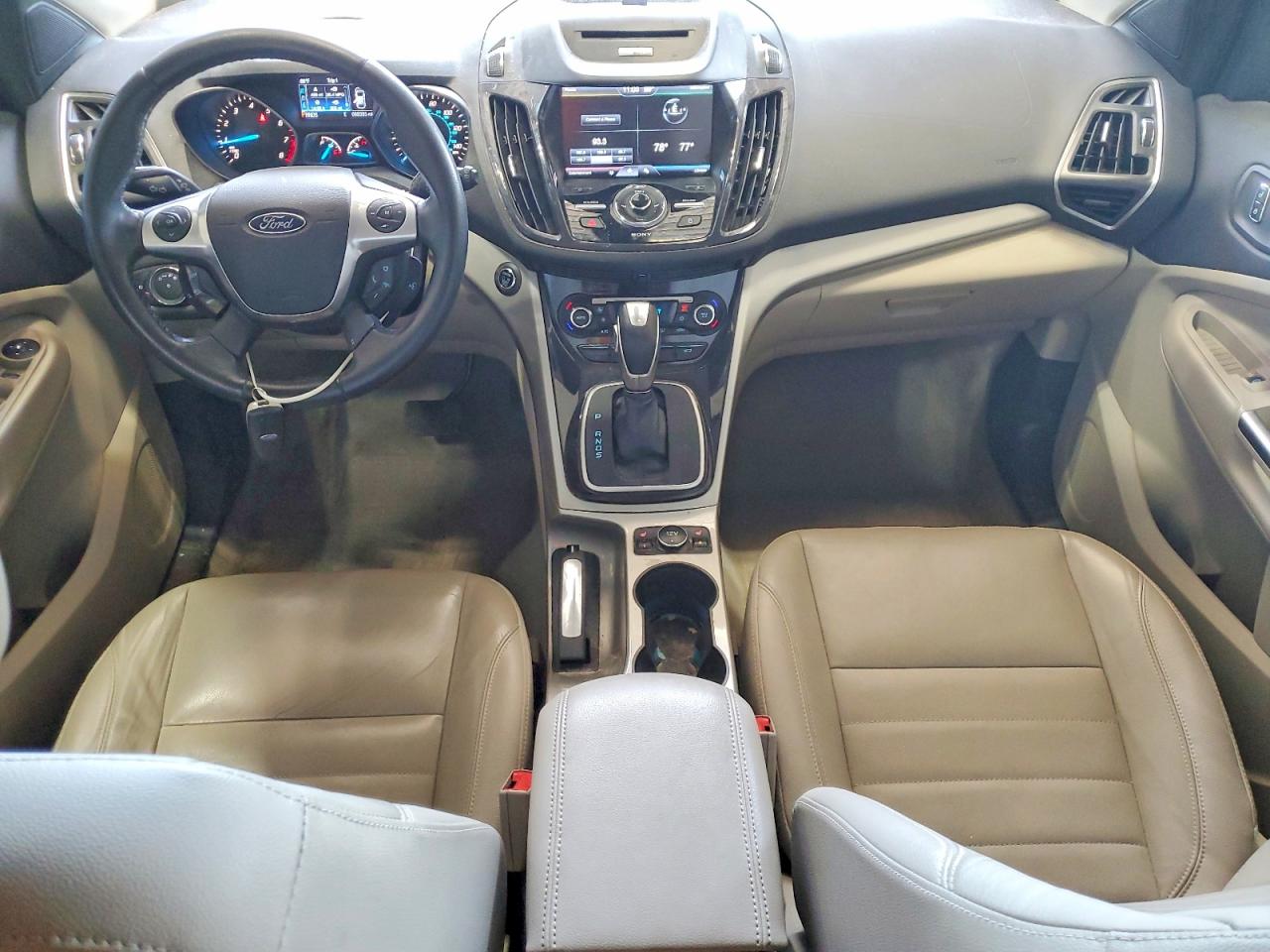 2013 Ford Escape Sel Green vin: 1FMCU9H96DUD65902