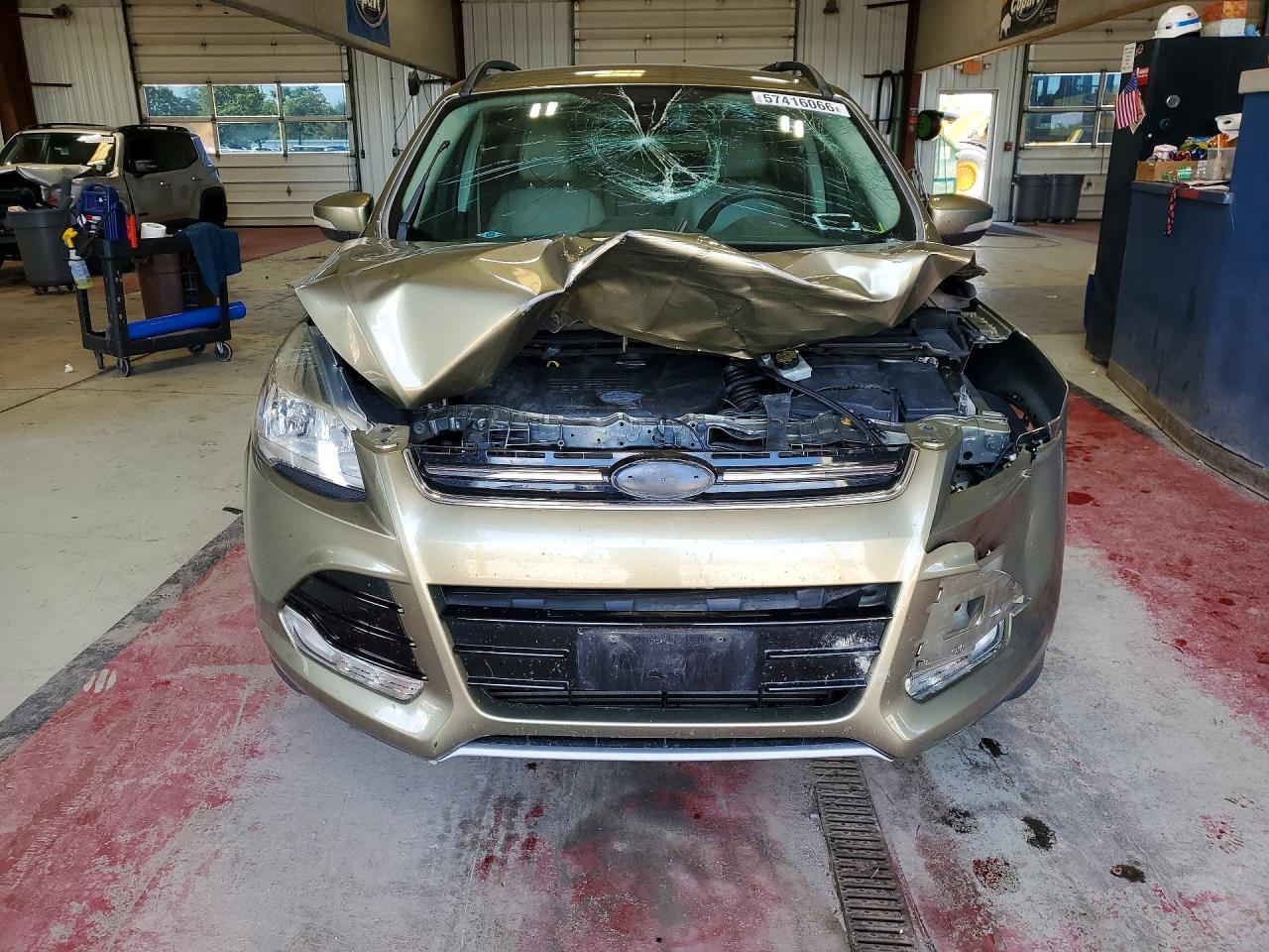 2013 Ford Escape Sel Green vin: 1FMCU9H96DUD65902