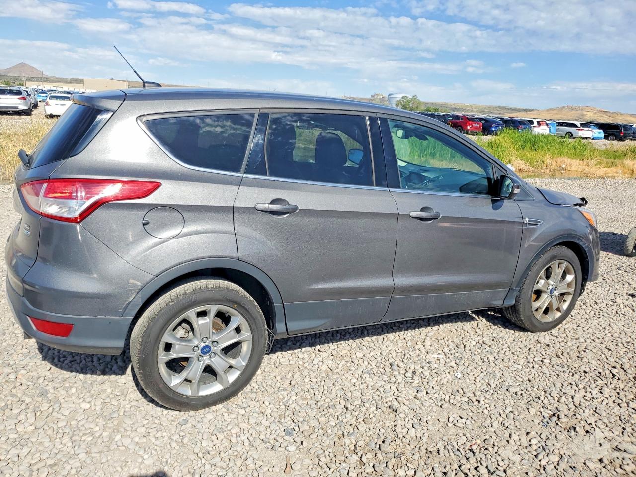 2013 Ford Escape Sel Gray vin: 1FMCU9H97DUA17350