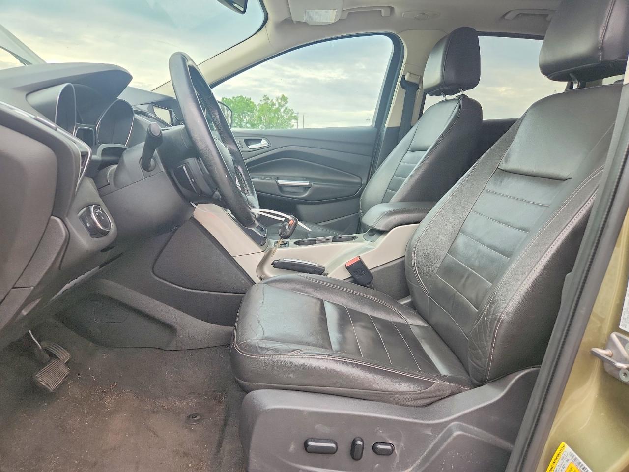 2013 Ford Escape Sel Green vin: 1FMCU9H97DUA59629