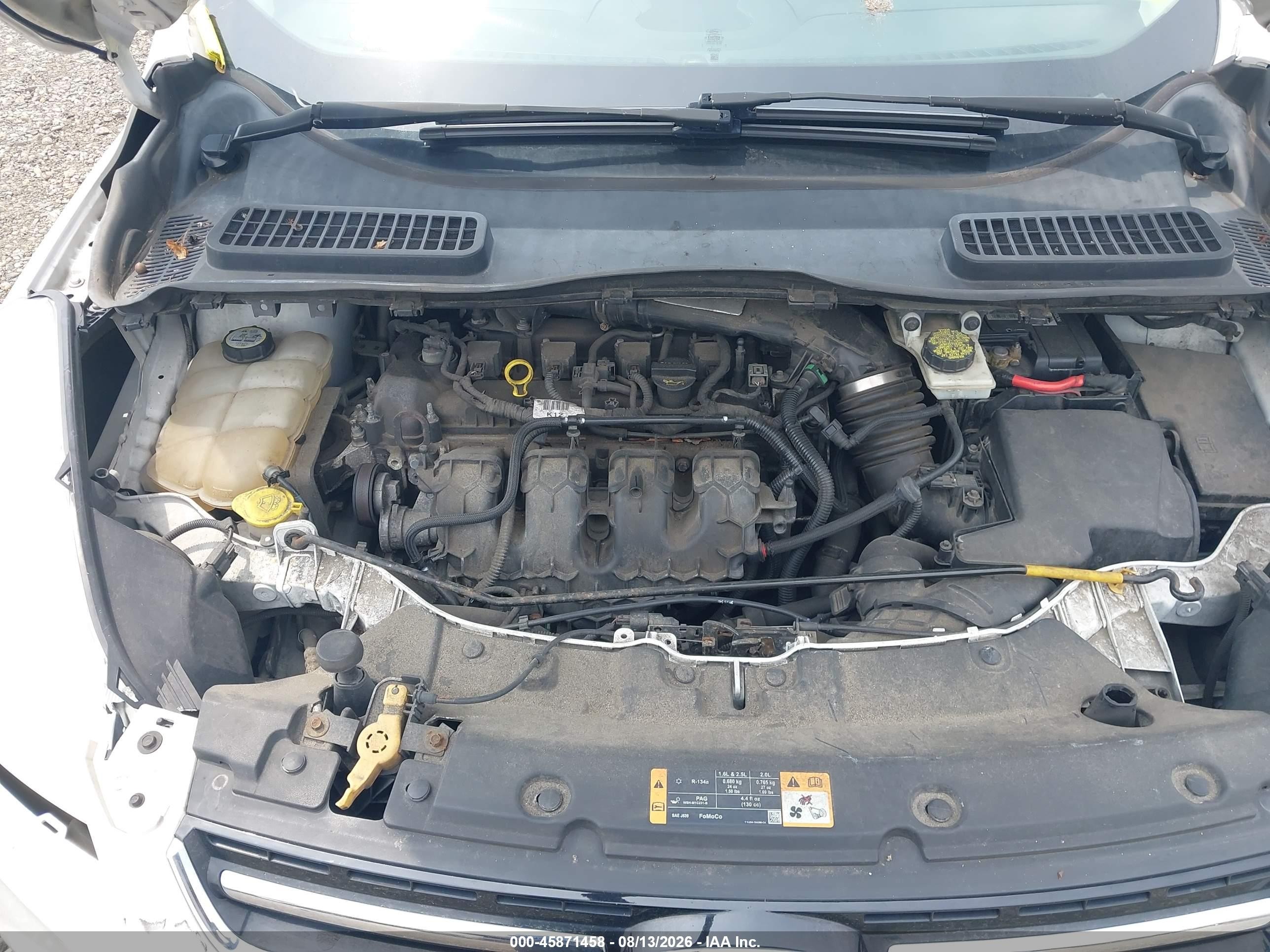 2013 Ford Escape Sel Белый vin: 1FMCU9H97DUA61171
