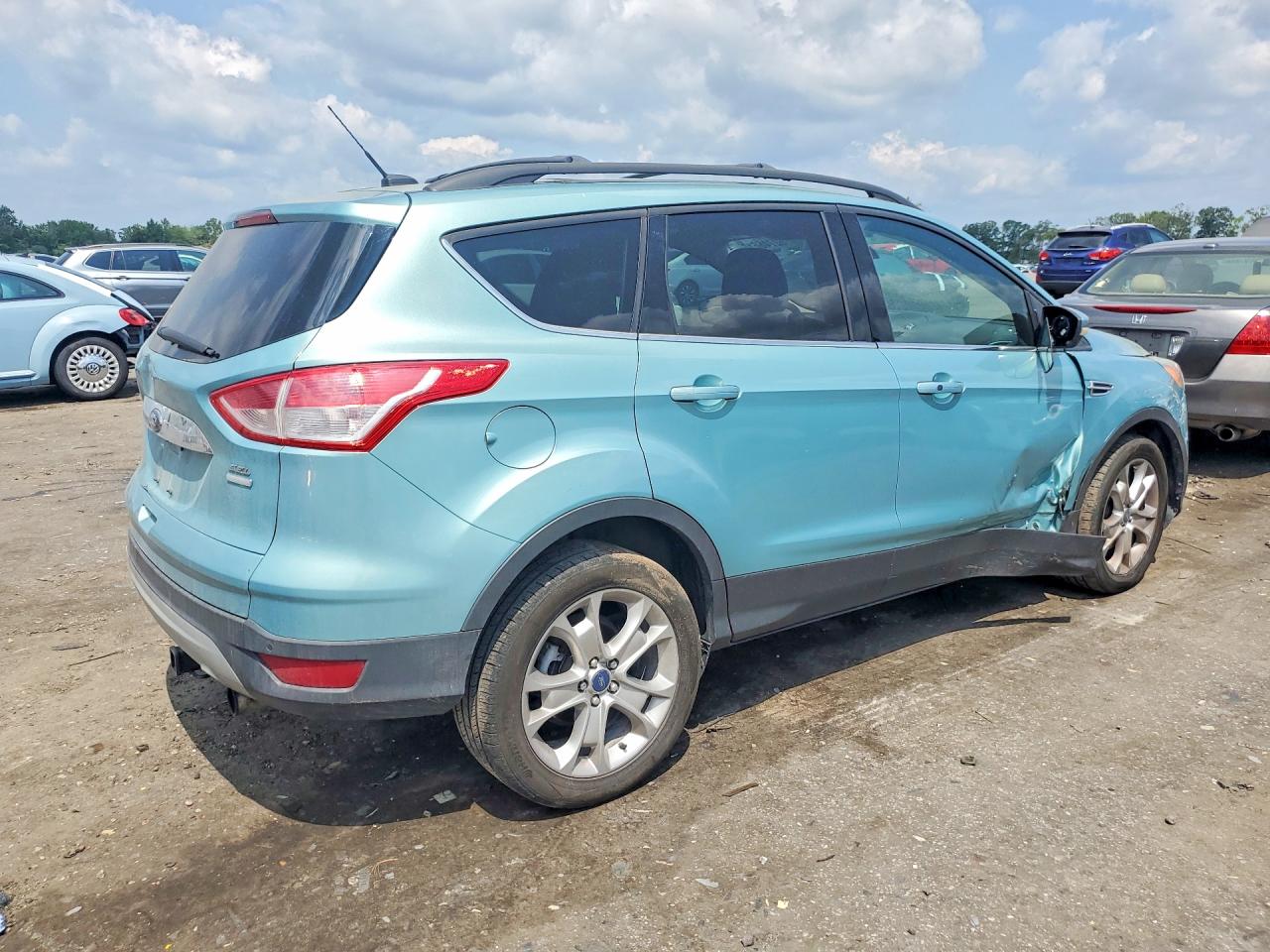 2013 Ford Escape Sel Blue vin: 1FMCU9H97DUA91447